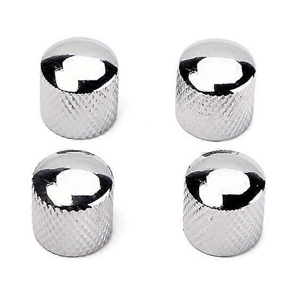 Metal Guitar Bass Knobs Shape For Guitar Bass Replacement 4Pcs