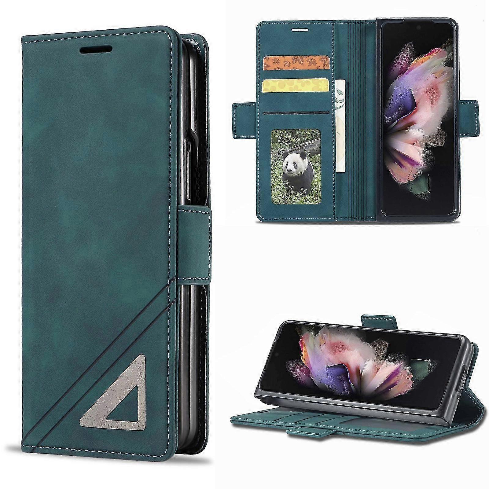 Samsung Galaxy Z Fold 5 5G Kılıf için Cüzdan Kılıfı, PU Deri Cüzdan Kılıfı Kart Yuvaları ve Kickstand Galaxy Z Fold 5 ile Flip Folio Kapak