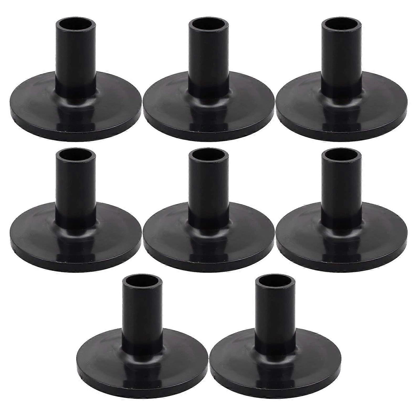 8 Pcs Flange Base Drum Stand Instrument Sleeve Set Convenient Portable Wear Resistant Ref: 5233