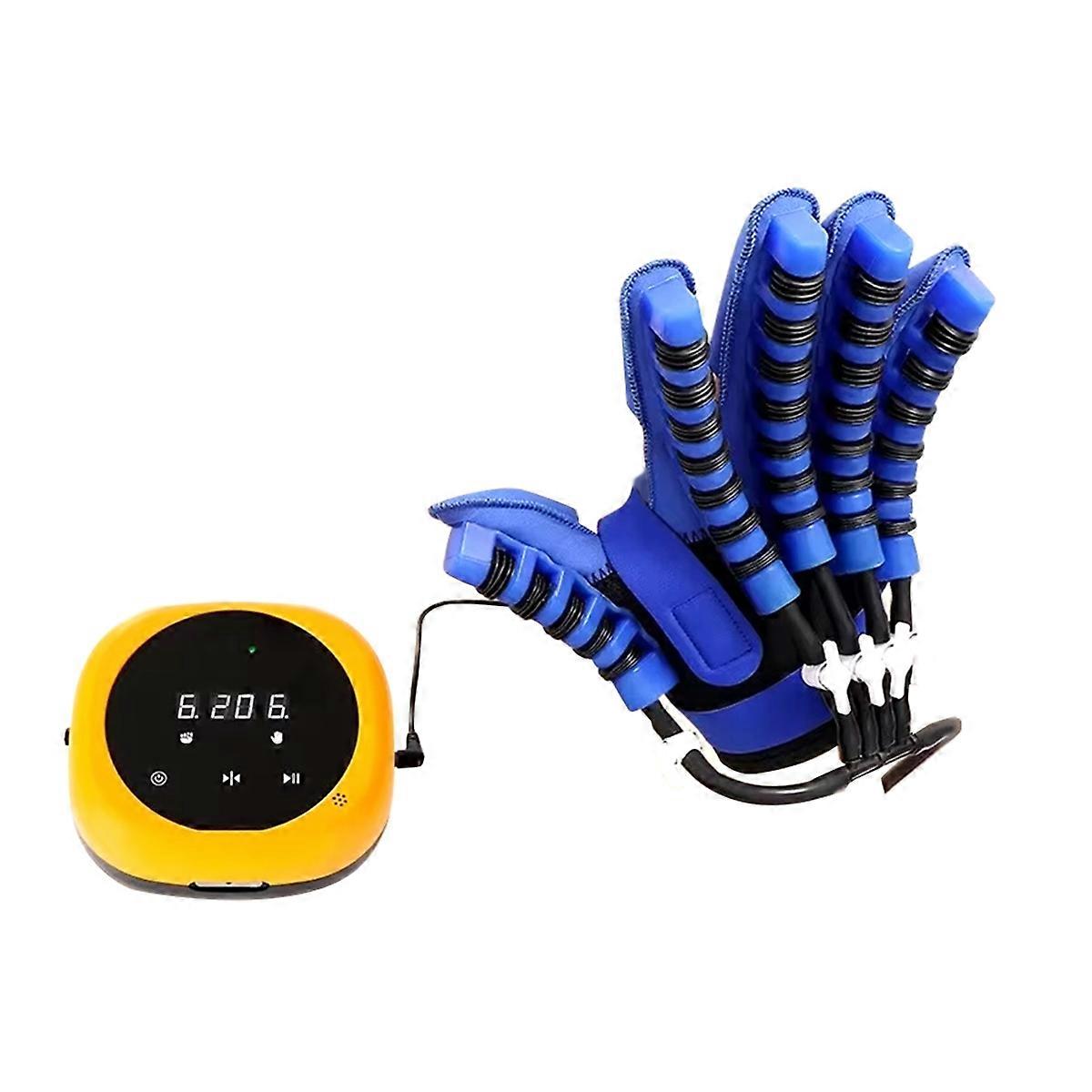 Rehabilitation Robot Glove Electric Hands-on Function Exercise Hand Intelligent Rehabilitation Training M Size EU Plug,B