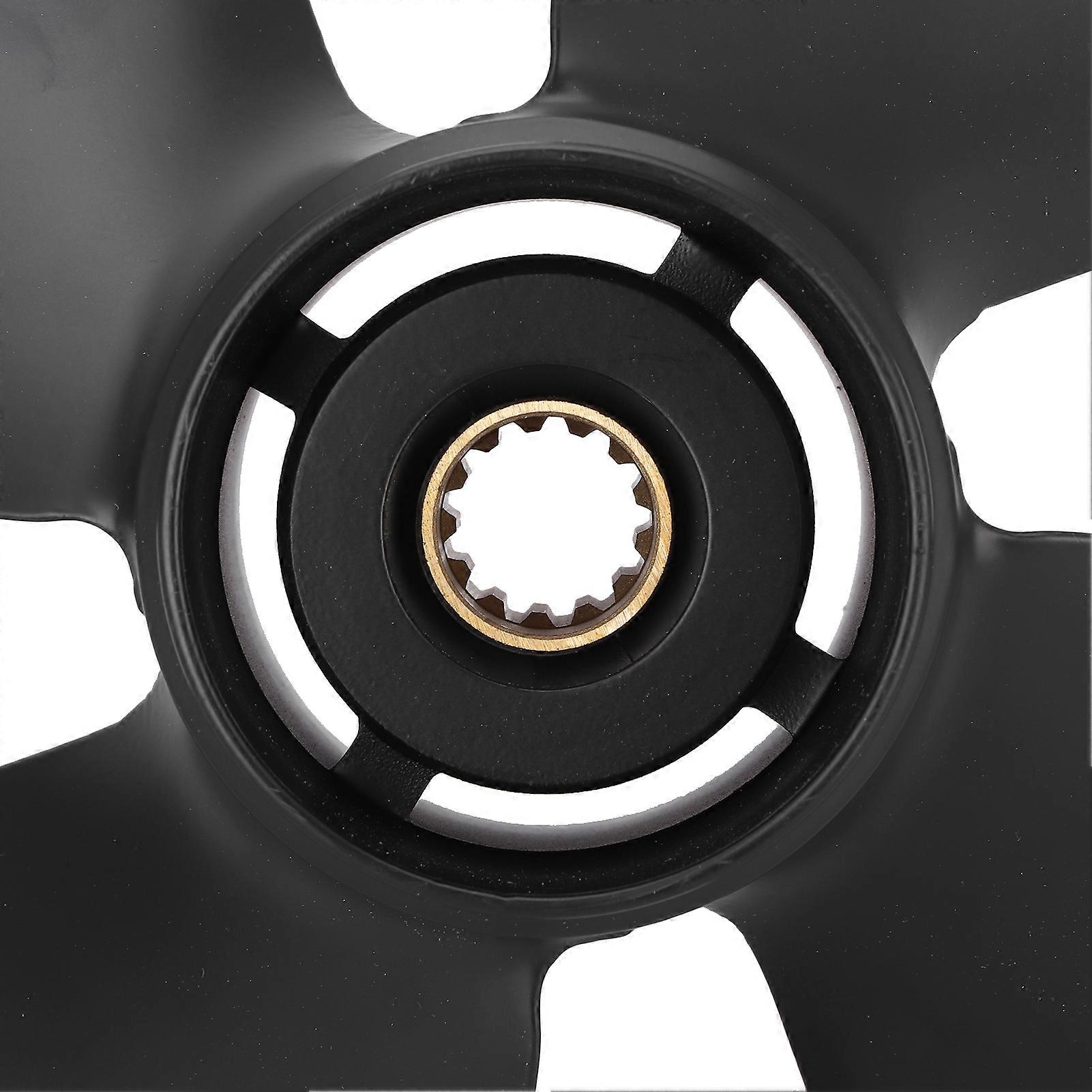 10.3x13in RH Propeller Aluminum Alloy 4pcs Blades Fit for 4 Stroke 25HP Outboard Engine