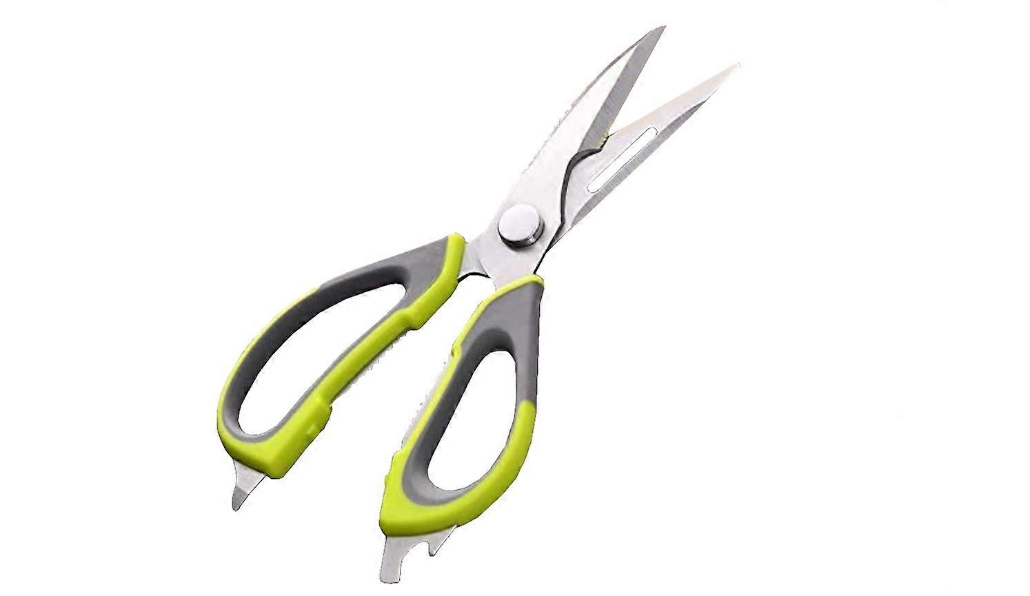 U.Uberlux 7 in 1 Scissors, All Purpose Scissors, Kitchen Scissors, Poultry Scissors, Household, Office, Fabric, Universal, Paper, Textile