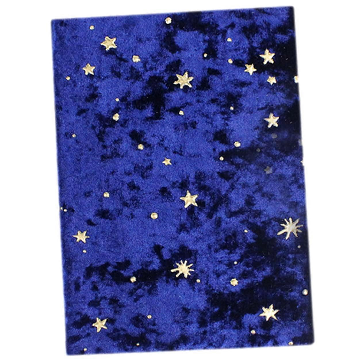 Fabric Notebook Cover with Star and Moon Pattern, Stylish and Durable Diary Protector for Journals and Notebooks