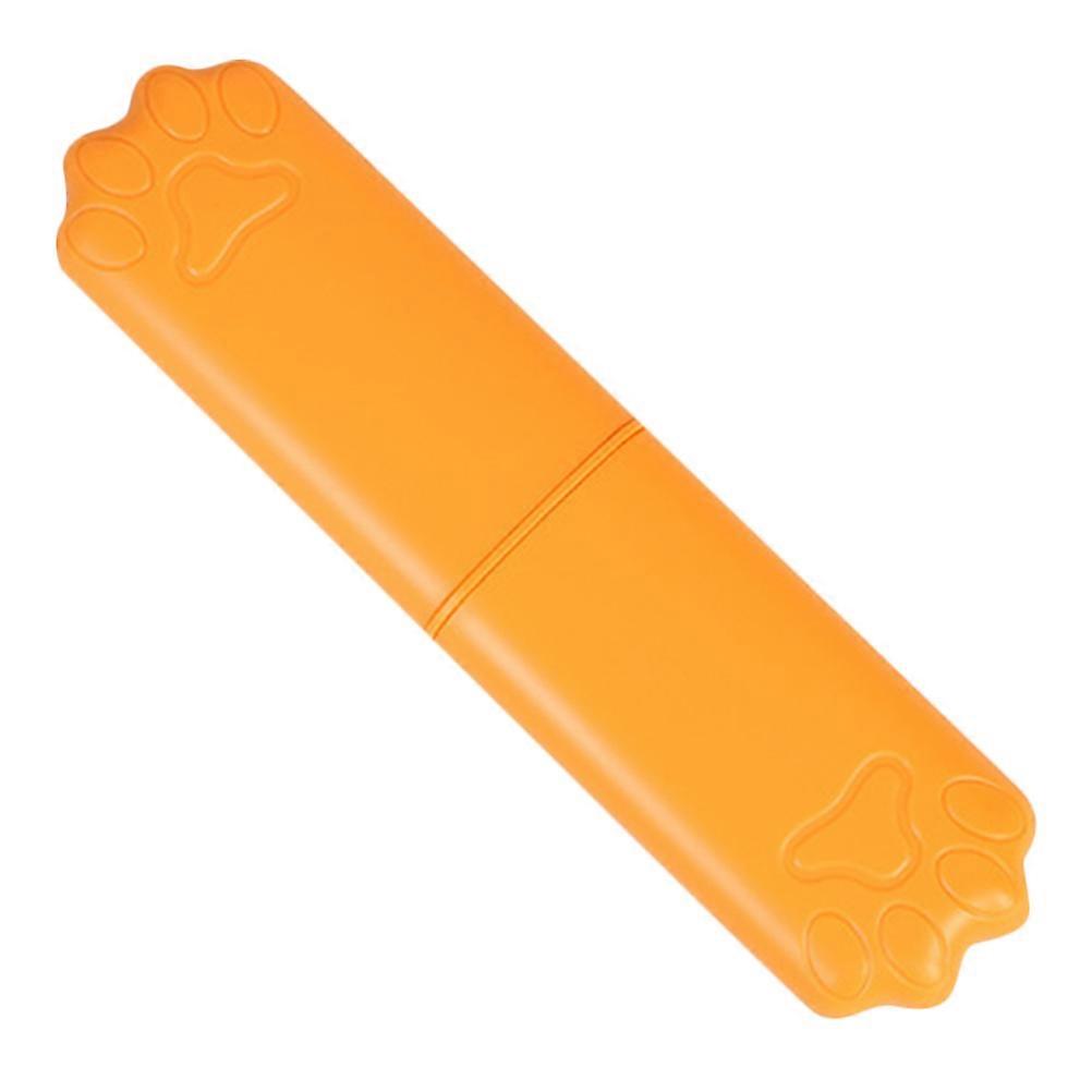 Grooming Comb For Pets Multifunctional Detangling Prevent Matting Orange 1Set