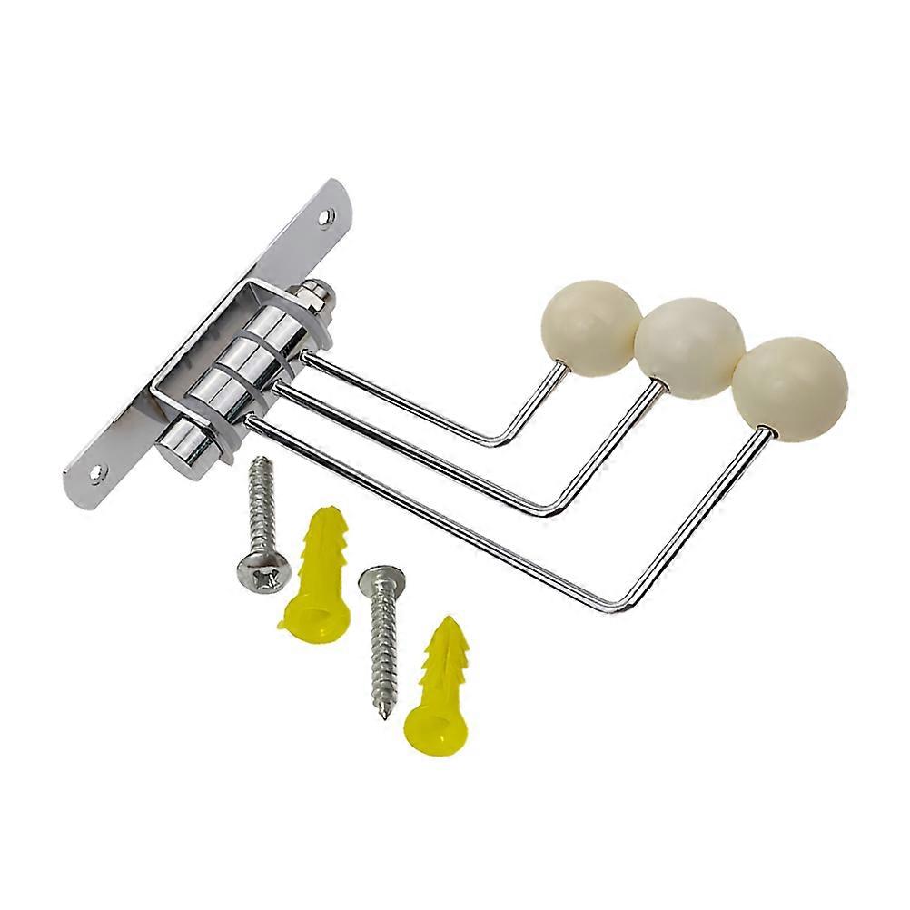 Wall Mounted Coat Hanger Rotating Space Saving Hook for Home Use Bathroom Entryway 1Pack