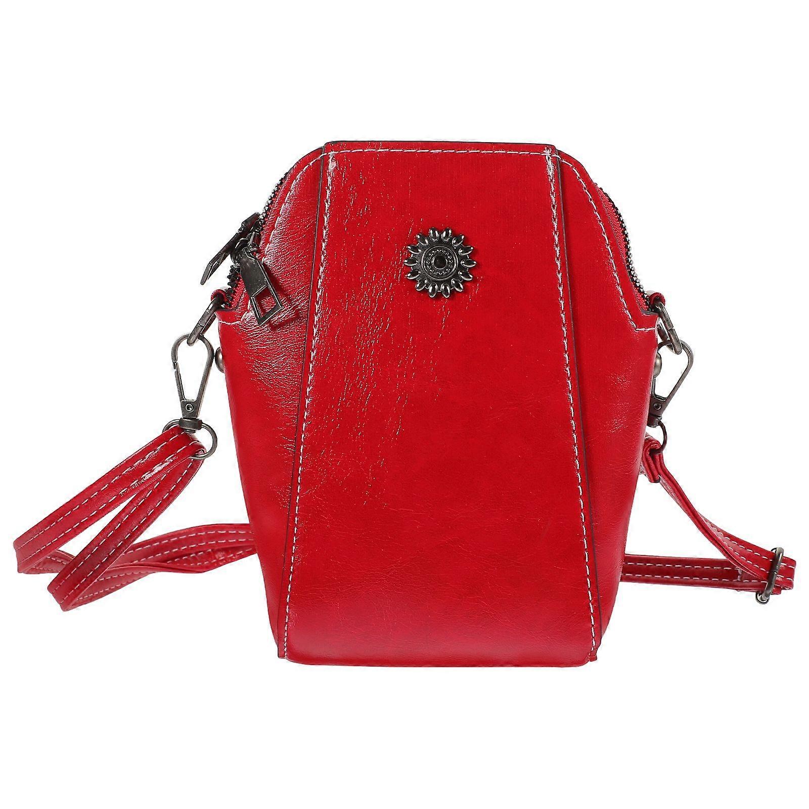 محفظة الهاتف الهاتف حقيبة كروسبودي سستة محفظة حقيبة الحقيبة مع حزام كروسبودي