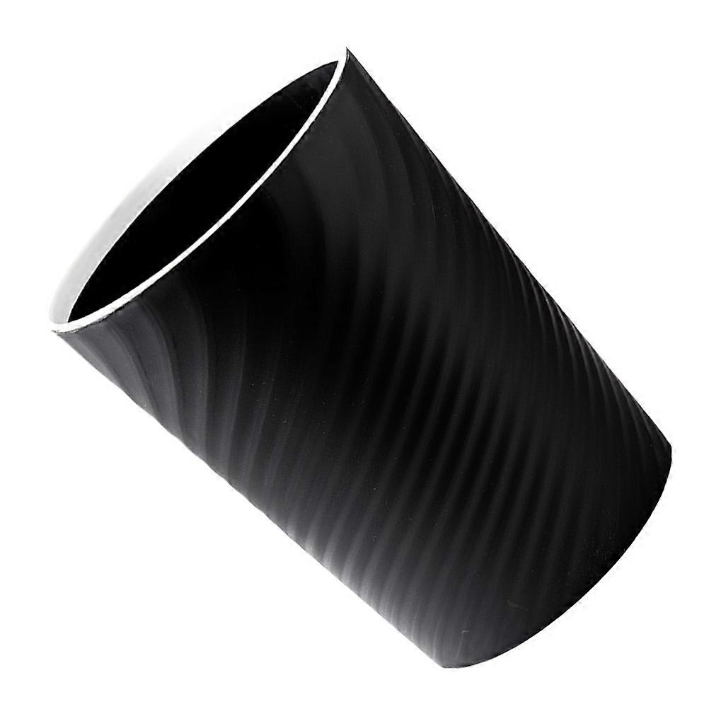 Black Kitchen Garbage Can Plastic Waste Container for Storage Use
