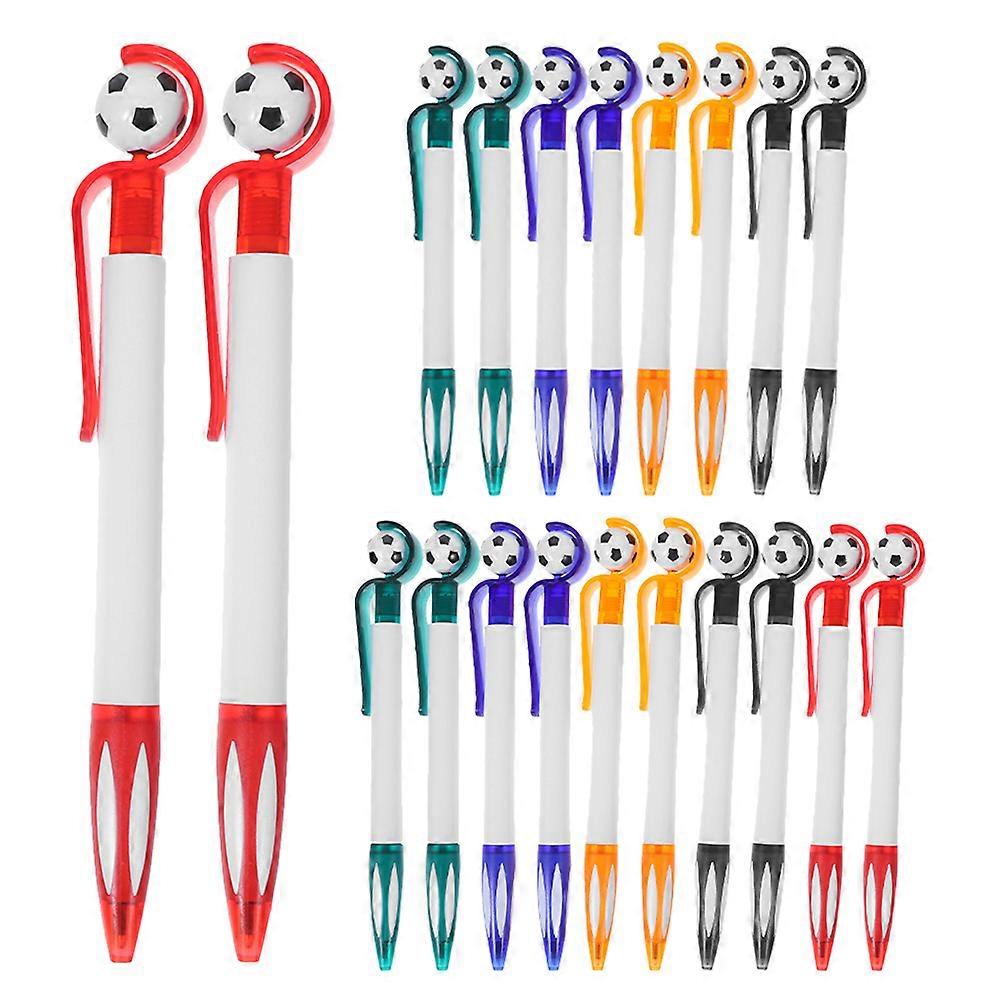 Soccer Markers Cartoon Ballpoint Pens Office Use 14.40X2.00X1.50cm Drawing 20Pcs