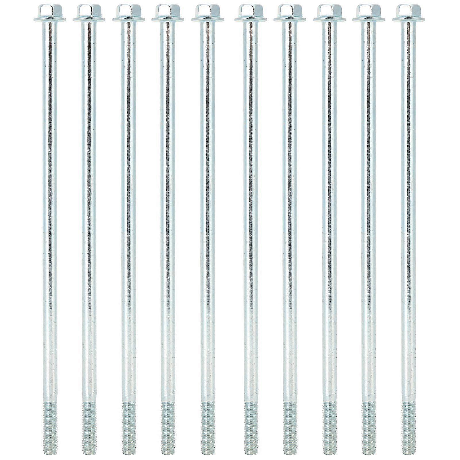 10Pcs Hex Flange Long Bolt Motor Generator Rotor Stator Screw Replacement Parts M8x230YMJJ