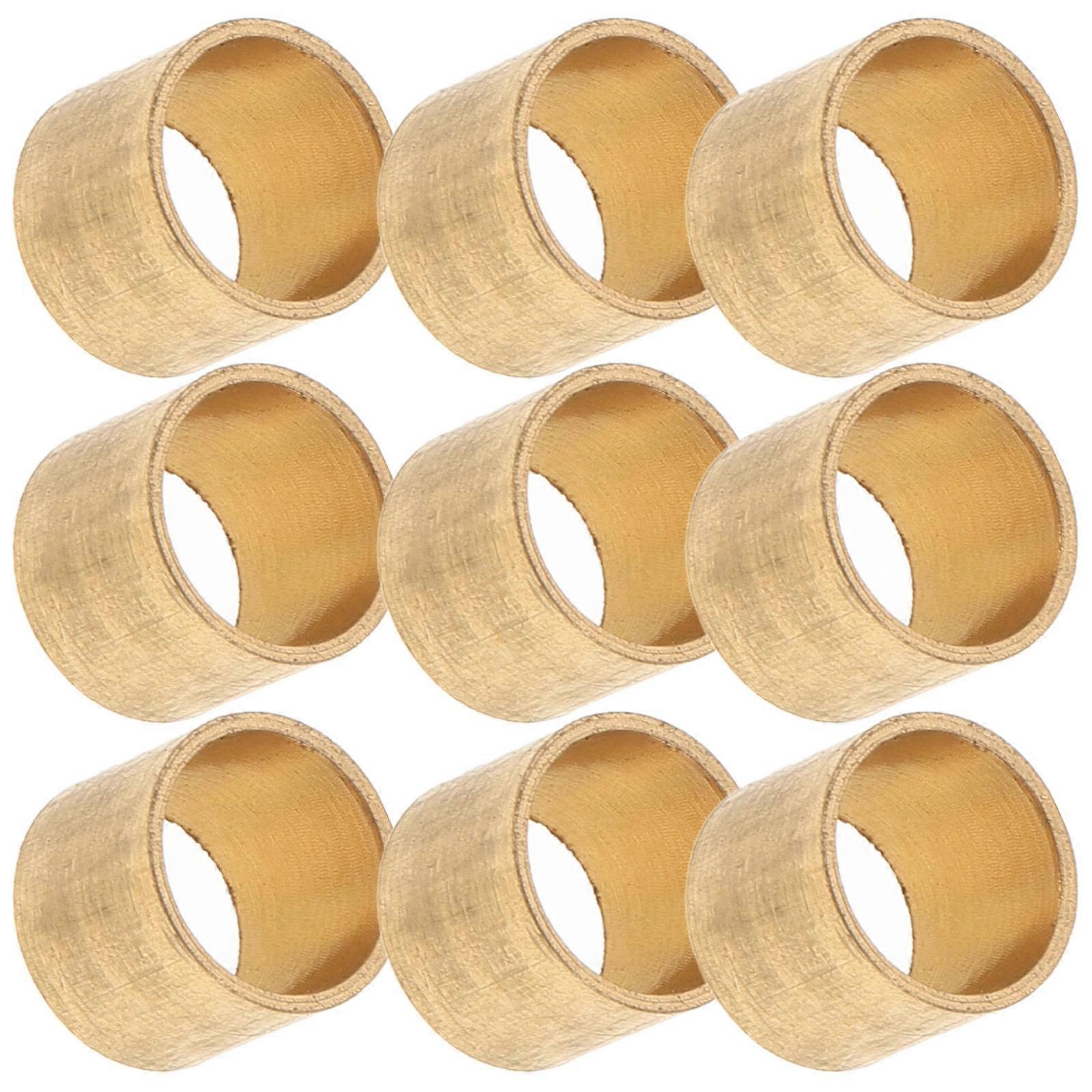 10pcs durable billard queue de billard virole accessoires de remplacement pour queues de snooker et de billard - léger, facile à utiliser, essentiel pour les amateurs de billard