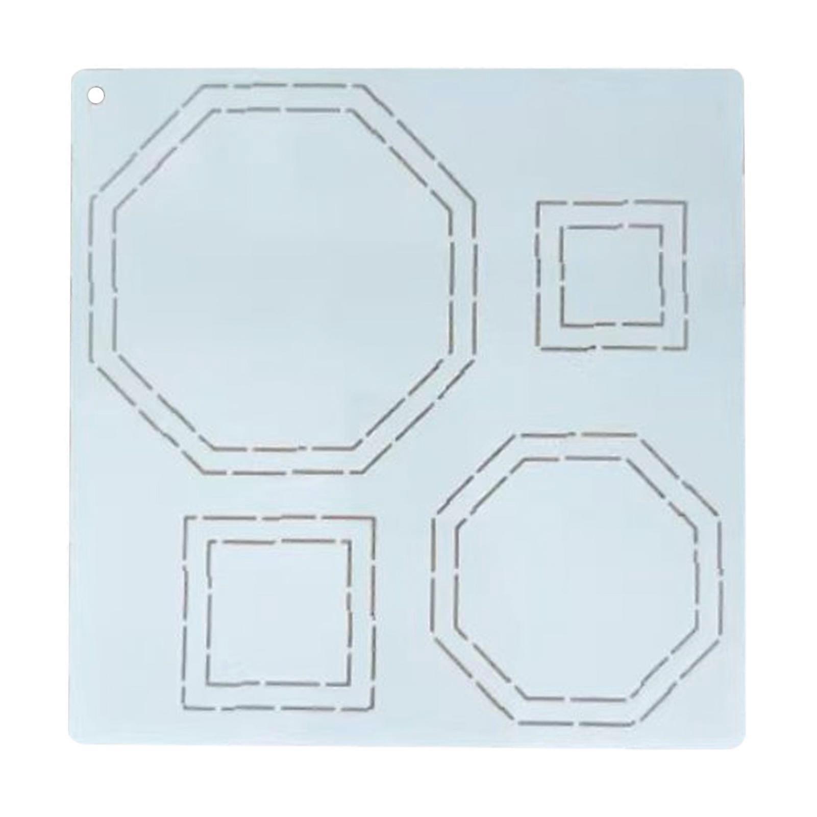Drawing Template Stencil DIY Crimping Template for Drawing Art