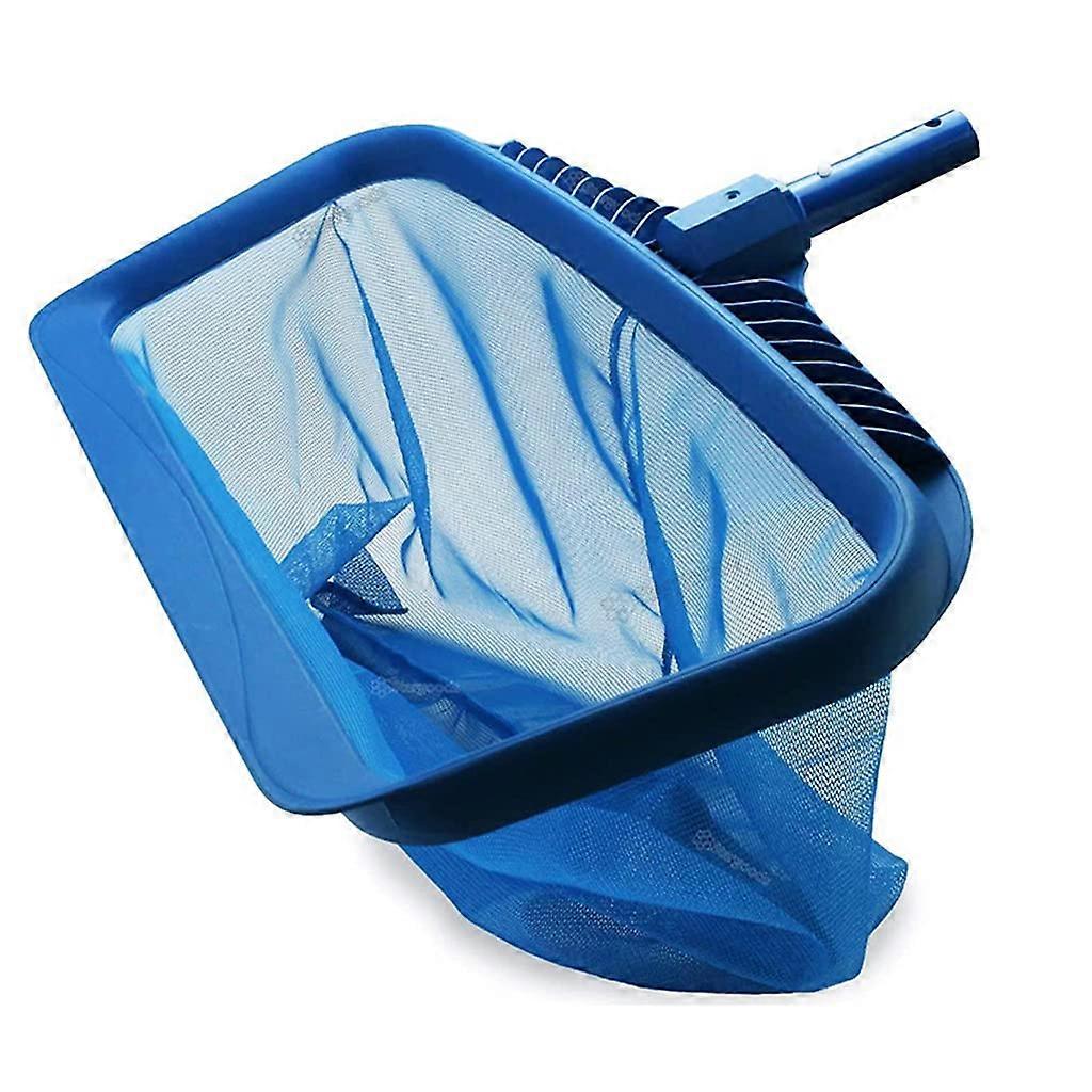 Pool Skimmer Net Blue Large-Capacity Fine-Mesh Leaf Skimmer For Above-Ground Pools And Spas