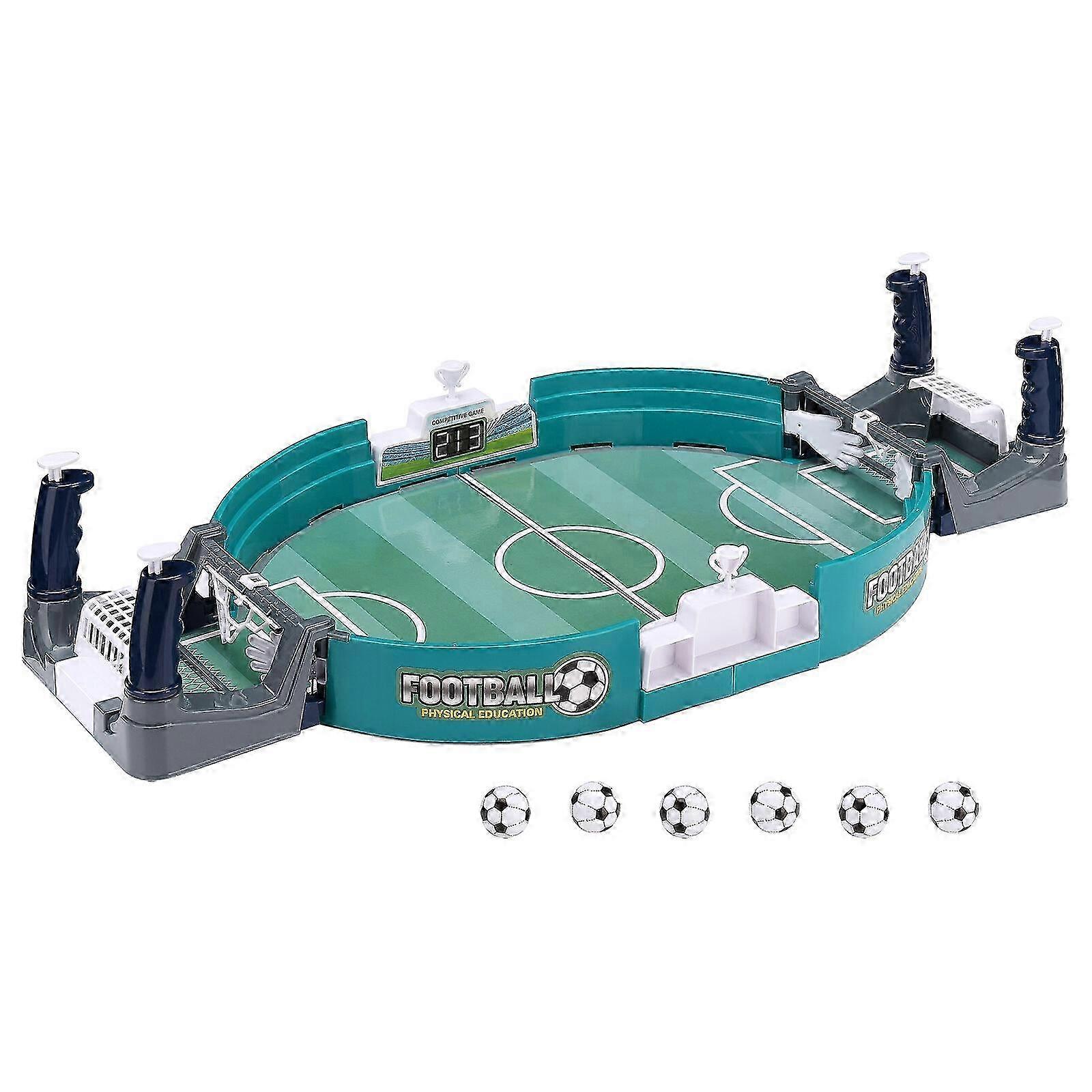 2025 Interactive Foosball Table Game for Kids - Educational and Fun Soccer Toy with Green Design