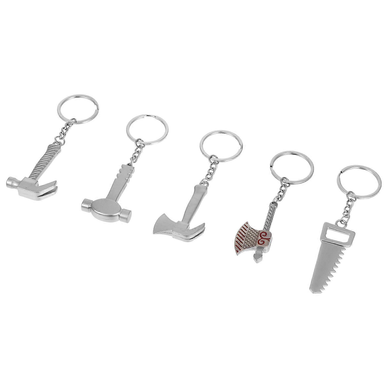 Simulated Tool Design Key Chain Made of Zinc Alloy Durable and Practical for Decoration Assorted Color