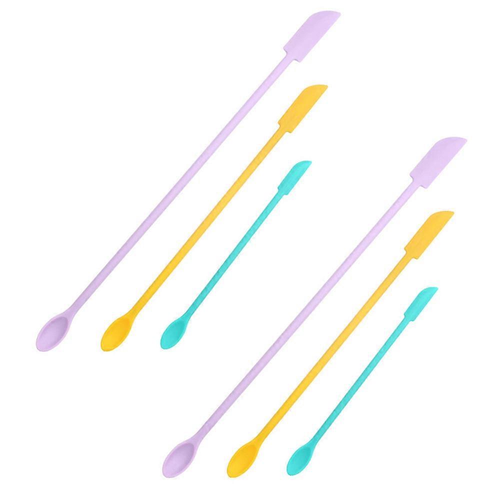 Silicone Cooking Spatula Set Multi Functional Butter Jar for Baking, Cooking & Cream Mixing Ergonomic Design Easy to Clean 6pcs Kitchen Gadget