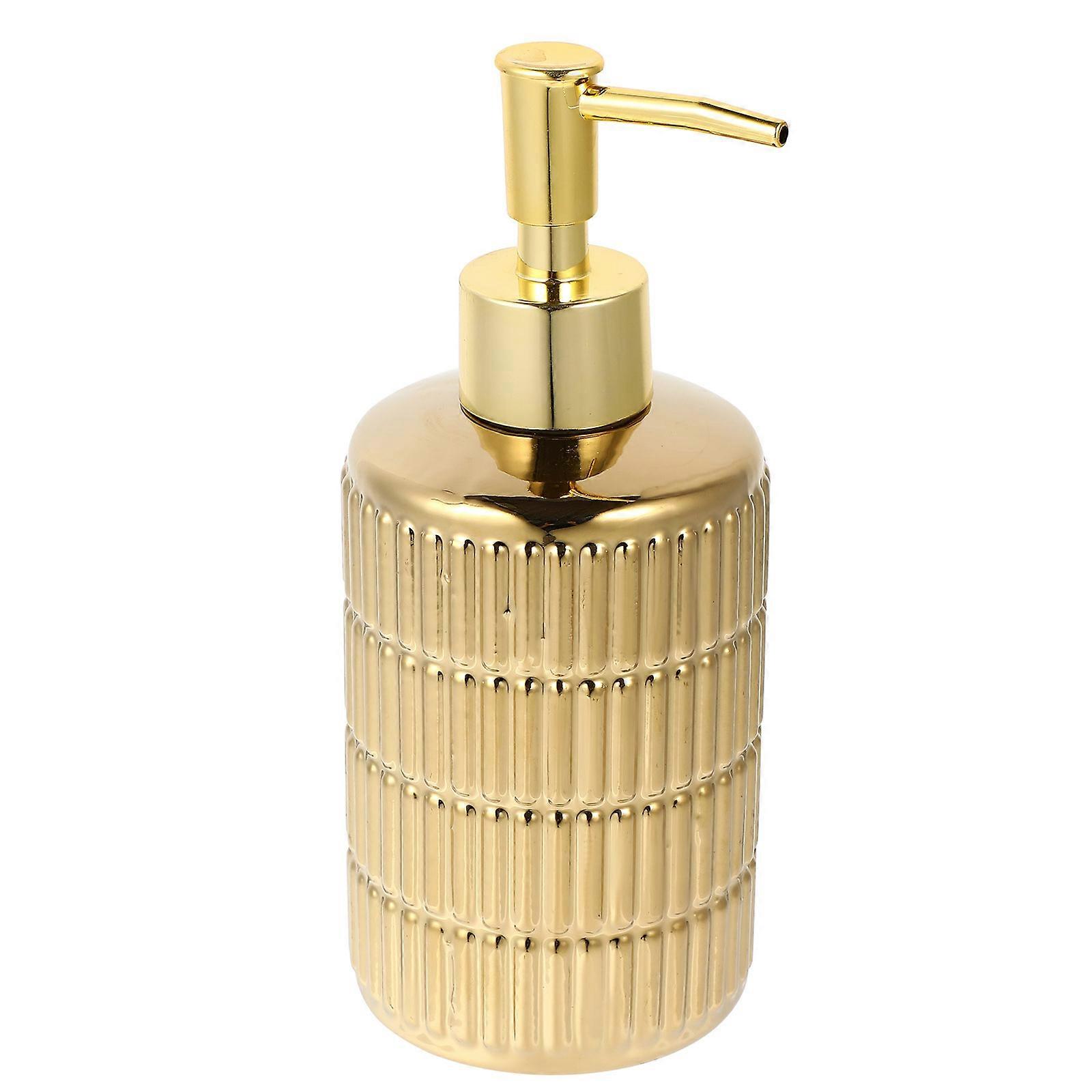 Empty Shampoo Bottle Dispenser Pump Bathroom Use 6.9×3.1×3.1in Reusable Delicate Design 1Pack