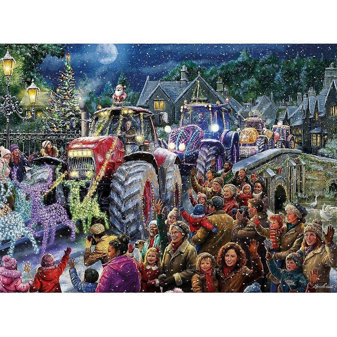 Gibsons Farmer Christmas Jigsaw Puzzle (1000 Pieces)