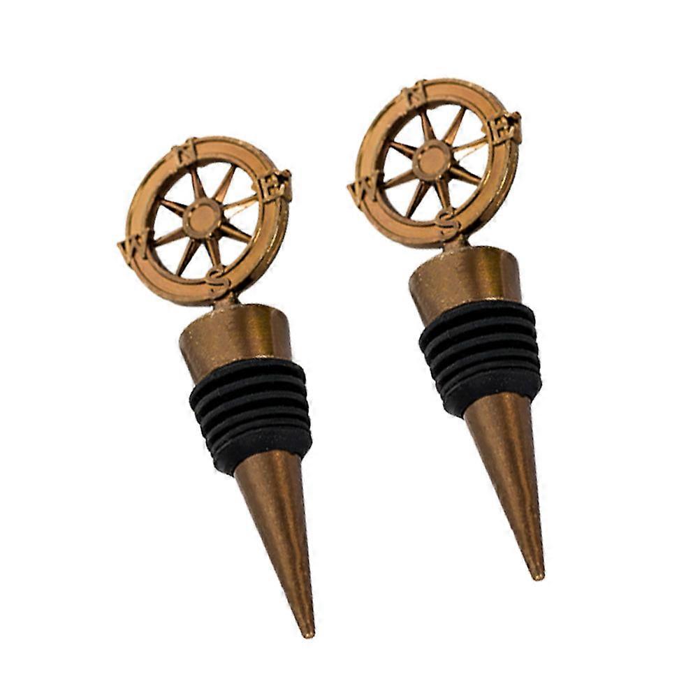 T-Shaped Cork Compass Airtight Seal For Home Party 13*4CM 2Pcs