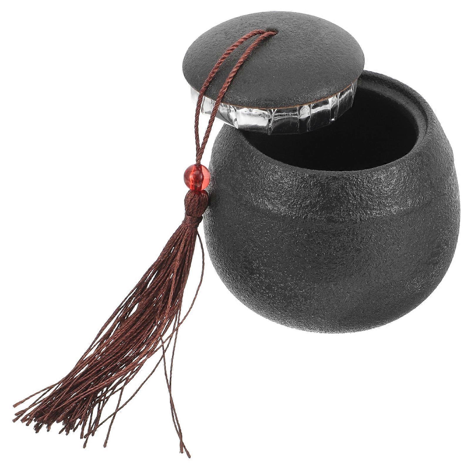 Ceramic Dog Cremation Urn Ash Storage For Pets Funeral Keepsake 2.8×2.8×2.6in 1Pcs