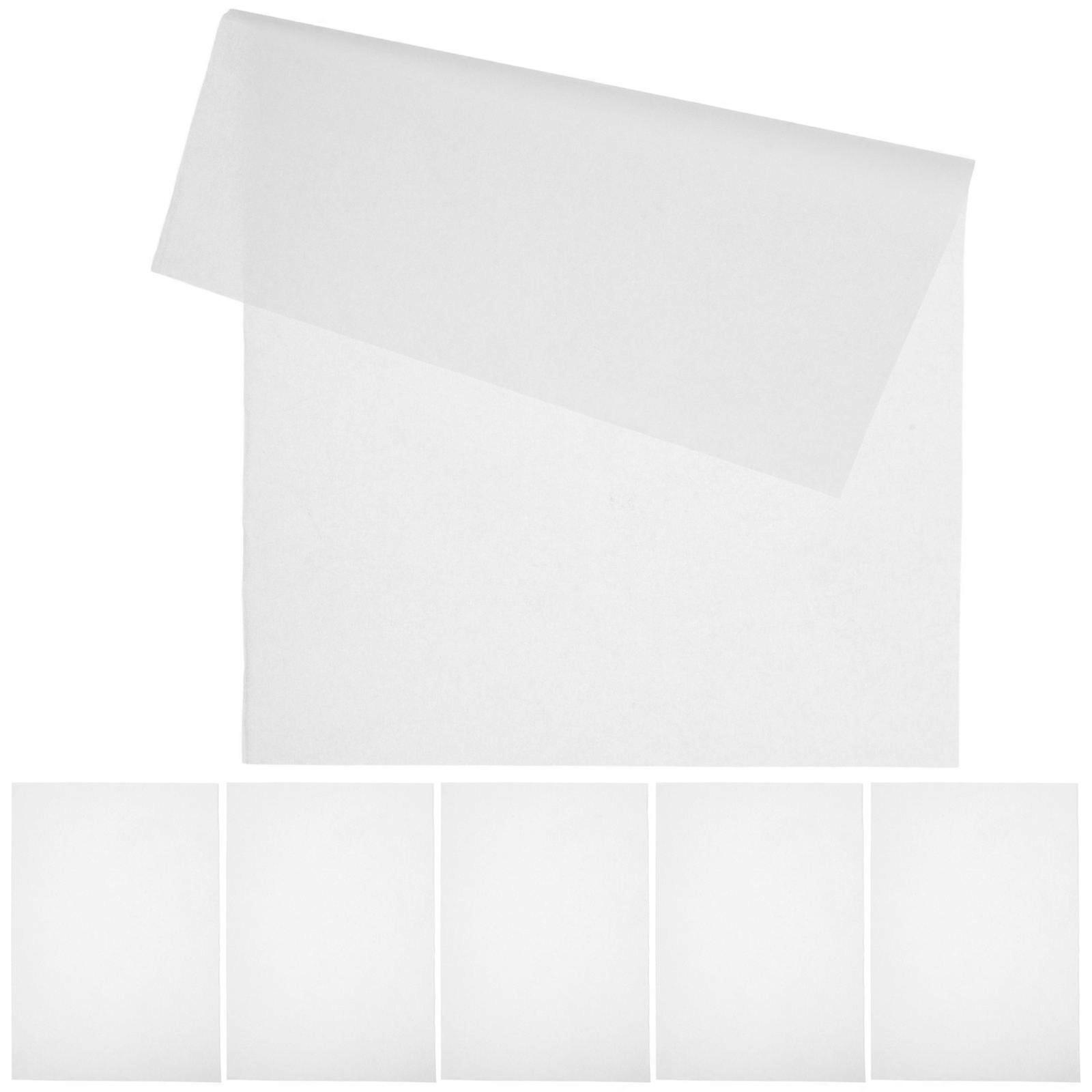 100pcs White Tissue Paper for Crafts Elegant Packaging Sheets for Birthdays, Flower Wrapping, and Gift Presenting Durable & Delicate for DIY