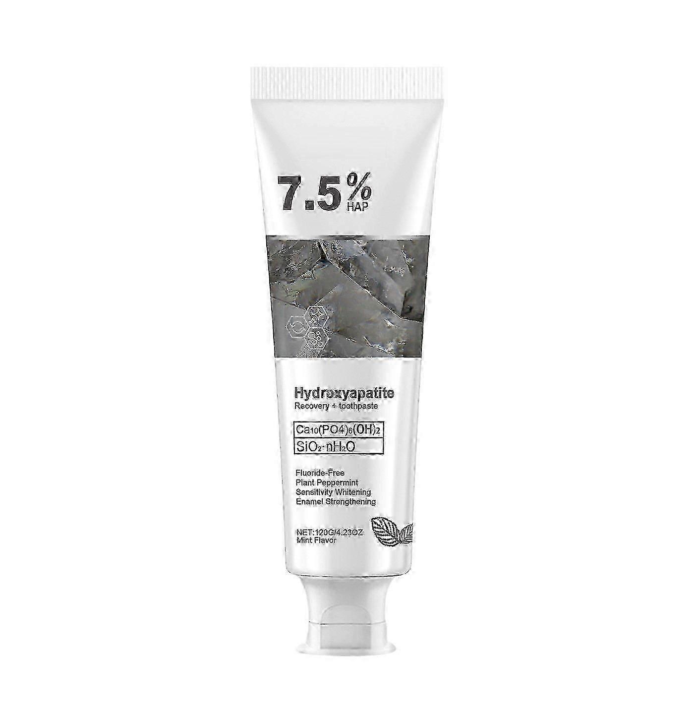 7.5% Hydroxyapatite Toothpaste for Enamel Protection and Tooth Strengthening, Fresh Breath, Fluorine-FreeRepair and Protect Toothpaste