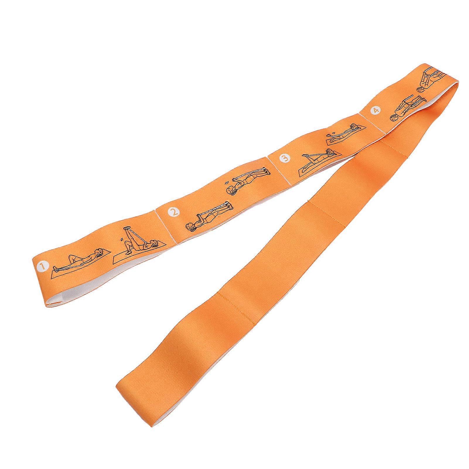 Exercise Resistance Bands Yoga Loop Latin Resistance Band Elastic Streching BandsYellow