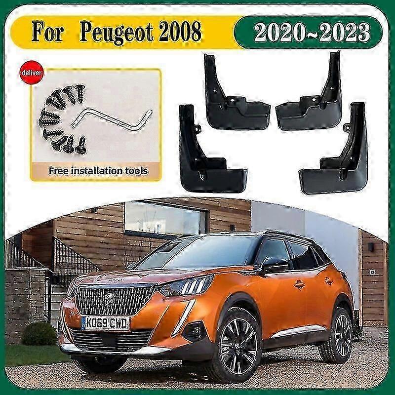 Rear mudguards for Peugeot 2008 accessories 2020~2022 models
