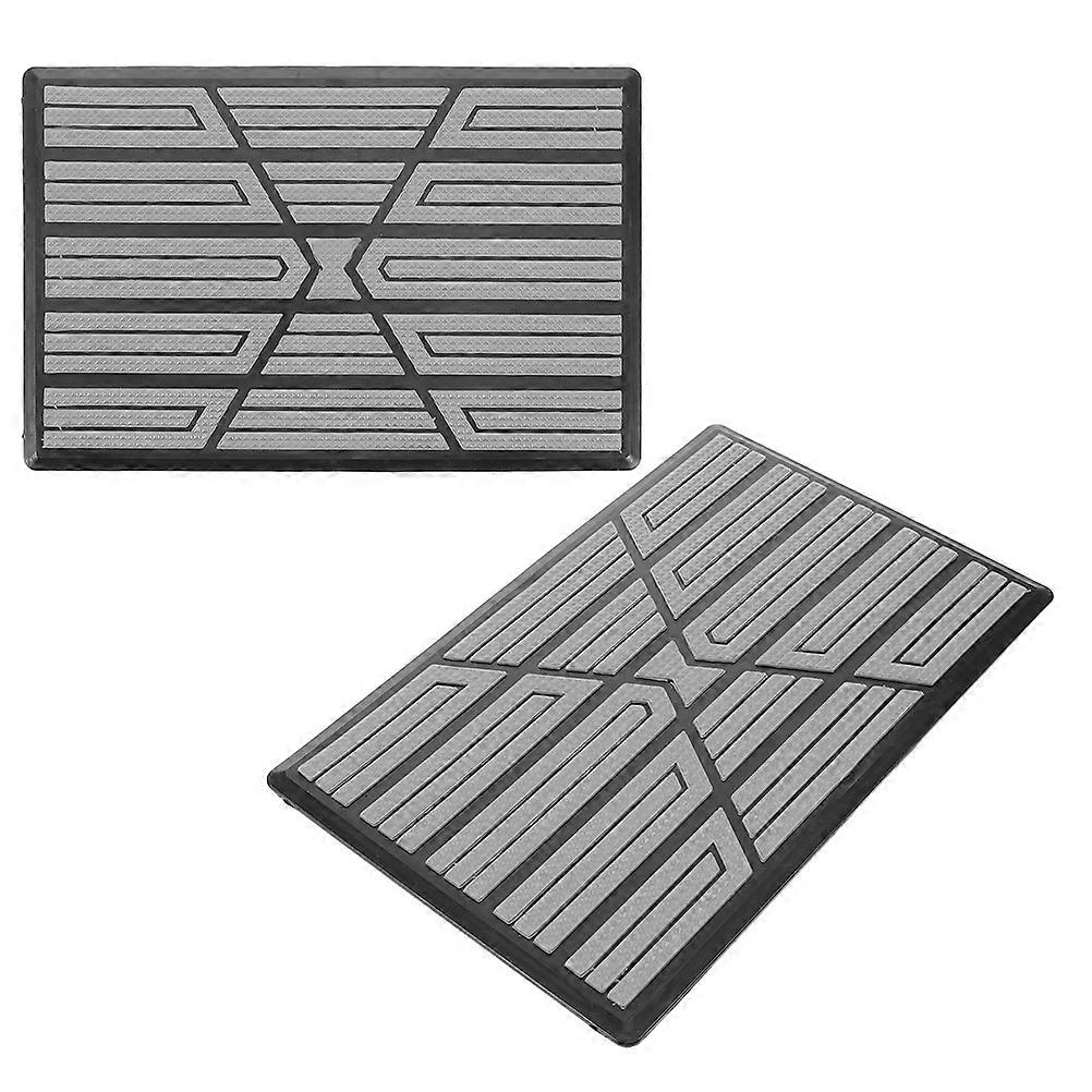 Durable Auto Pedal Repair Pad MultiUse Car Floor Mat Patch Easy Installation AntiSlip Design 2pcs