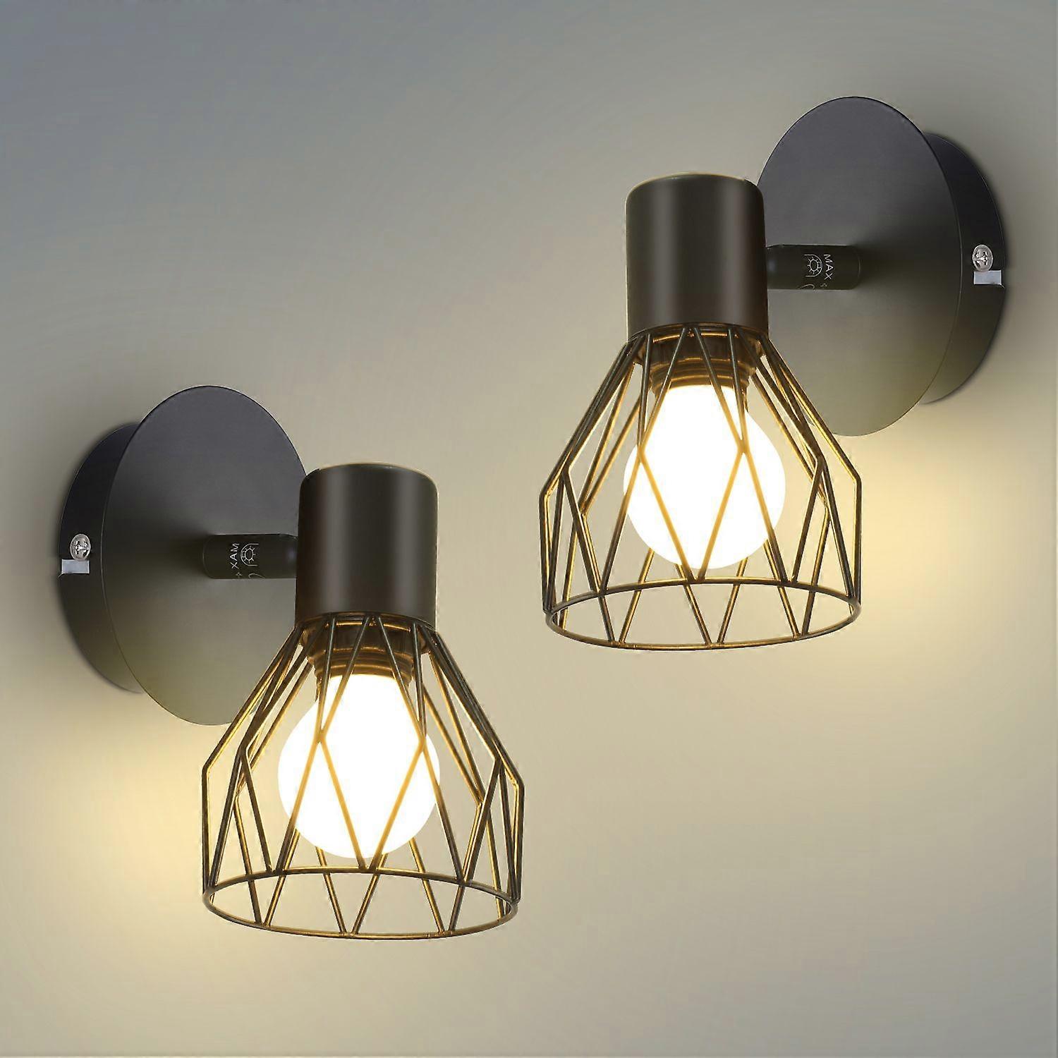 Holofote Kimjo E14, Luz de Parede E14 Luz de Teto Branco Preto Spot, Luz de Parede Base E14 Ajustável, Para Iluminação Interna, Sem Lâmpada