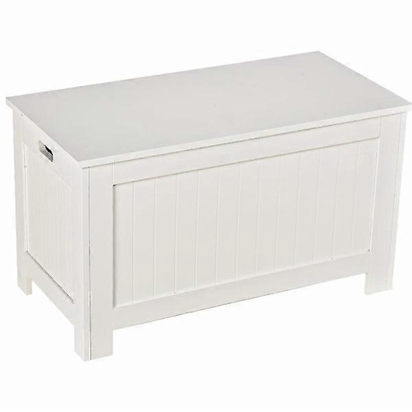 Rootz Shoe Cabinet - Shoe Bench - Storage Box - Box Bench - MDF - White - 81 x 40 x 46 cm