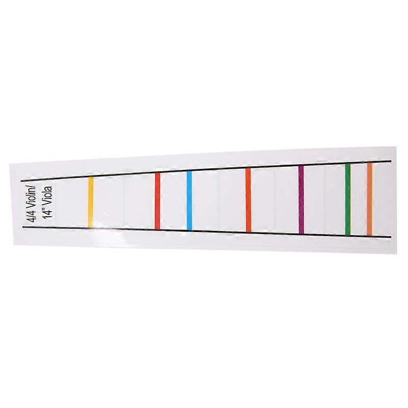 4/4 Violin Fretboard Sticker Marker Fiddle Learn Note Chart Tape 2Pcs