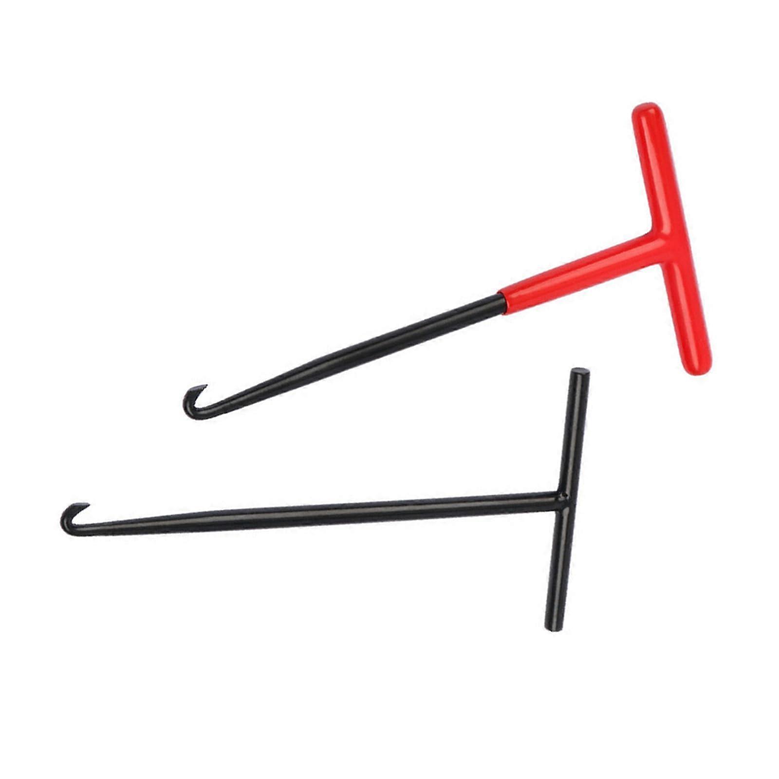 2 x motorcycle brake hooks with Thandle, suitable for platform, quick and safe exhaust spring removal