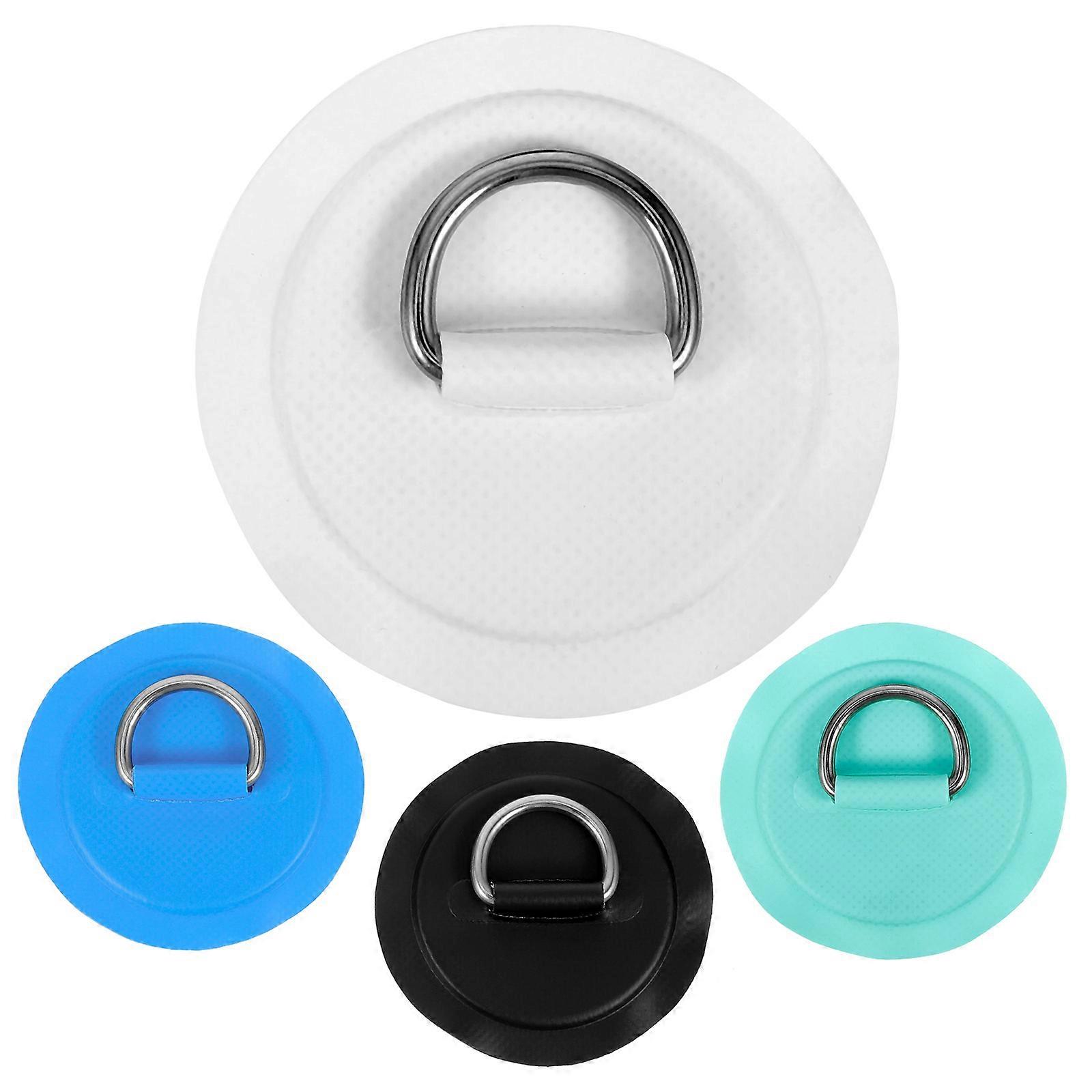 Boat Accessories Kayak Bungee Cord Buckle Inflatable Boat Outdoor Use 3.14x3.14x0.2 In 4Set