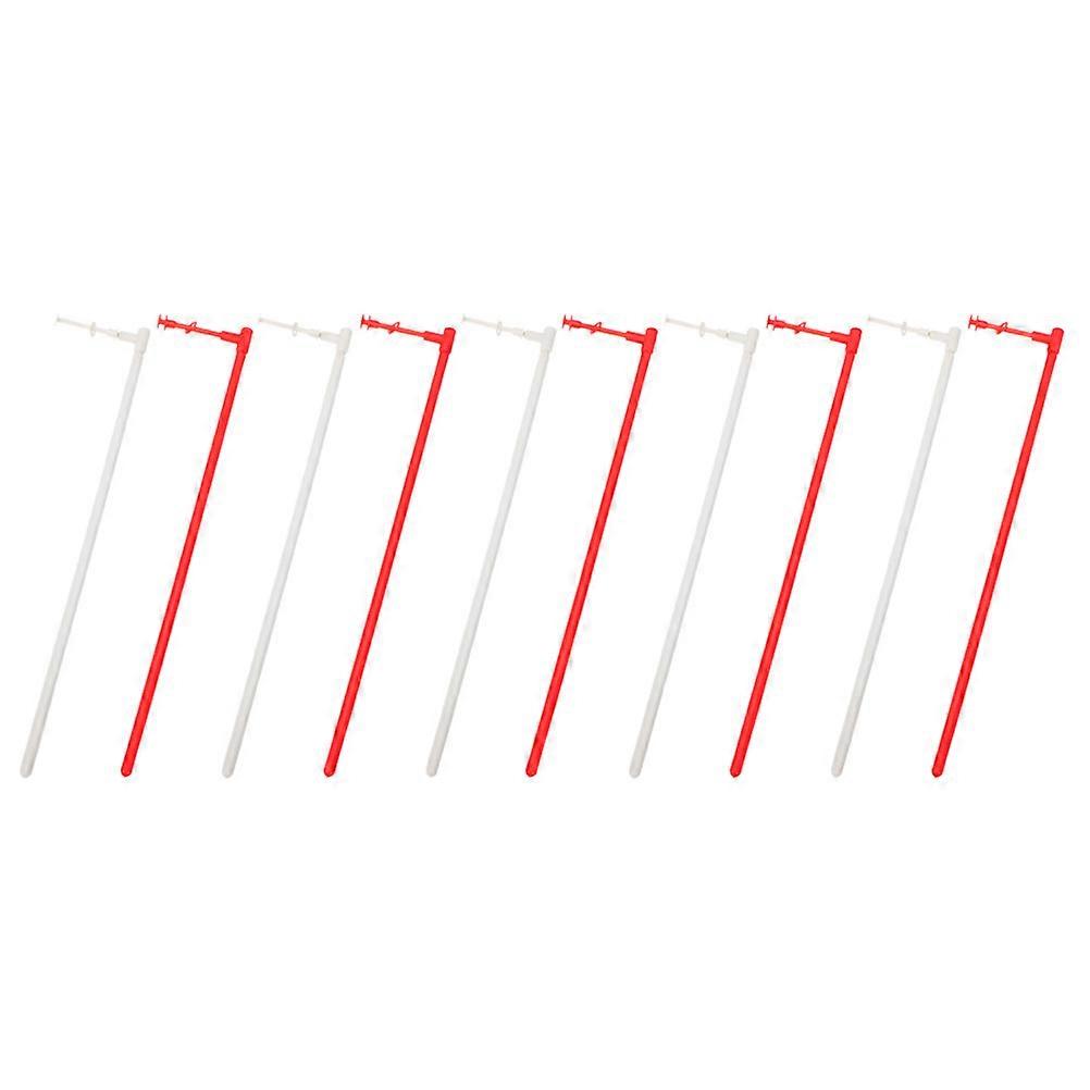 10 Sets of Reusable Windmill Rods Plastic Pinwheel Making Replacement Rods