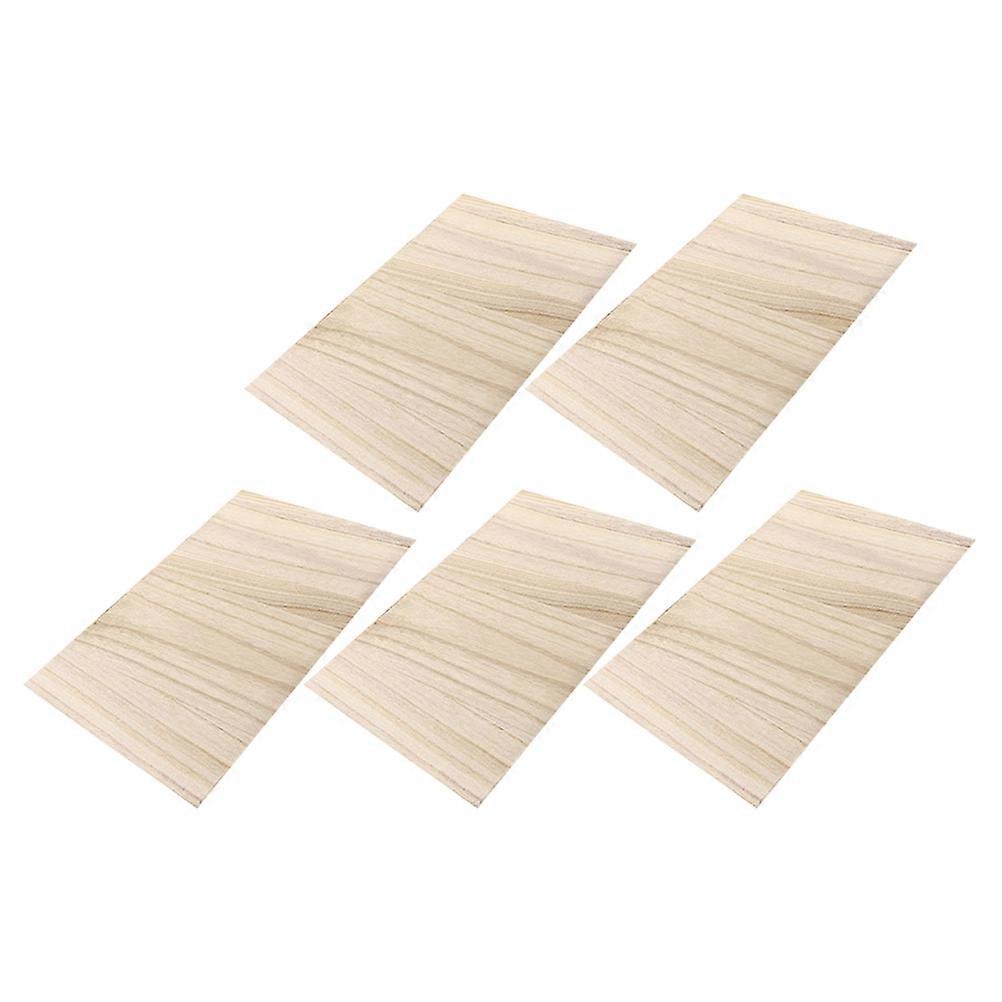 Wood Breaking Board for Taekwondo Beginners Light Brown Portable Training Tool for Martial Arts Practice 5 Pieces