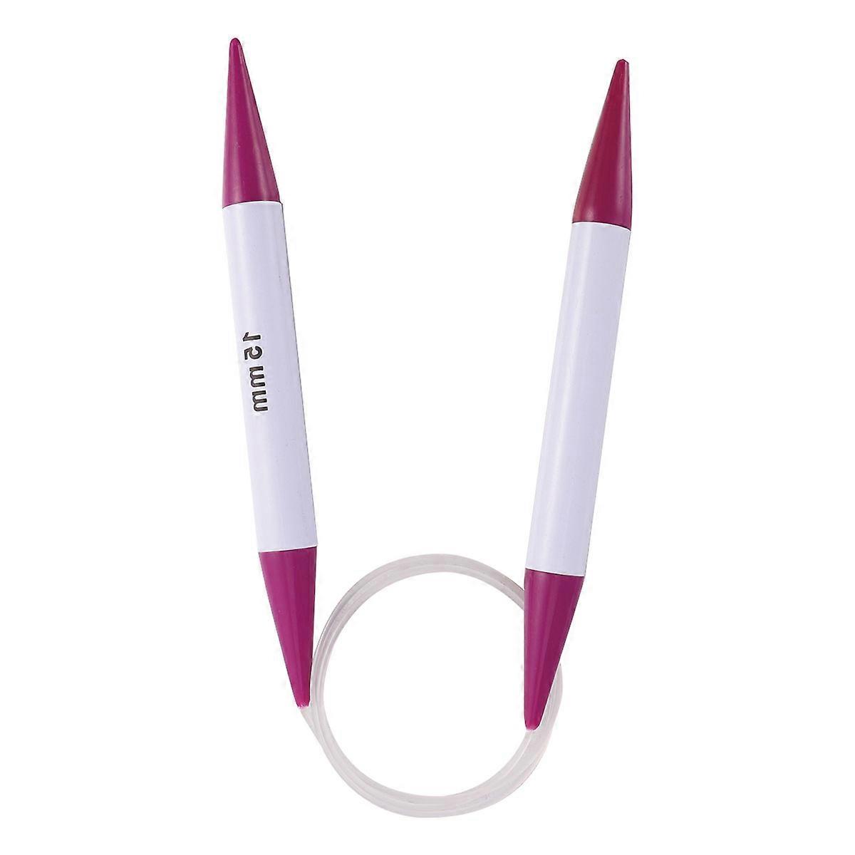 Knitting Needles Weaving Tools For Knitters White 17X2CM Straight Design Suitable For Gift Making 1Pack