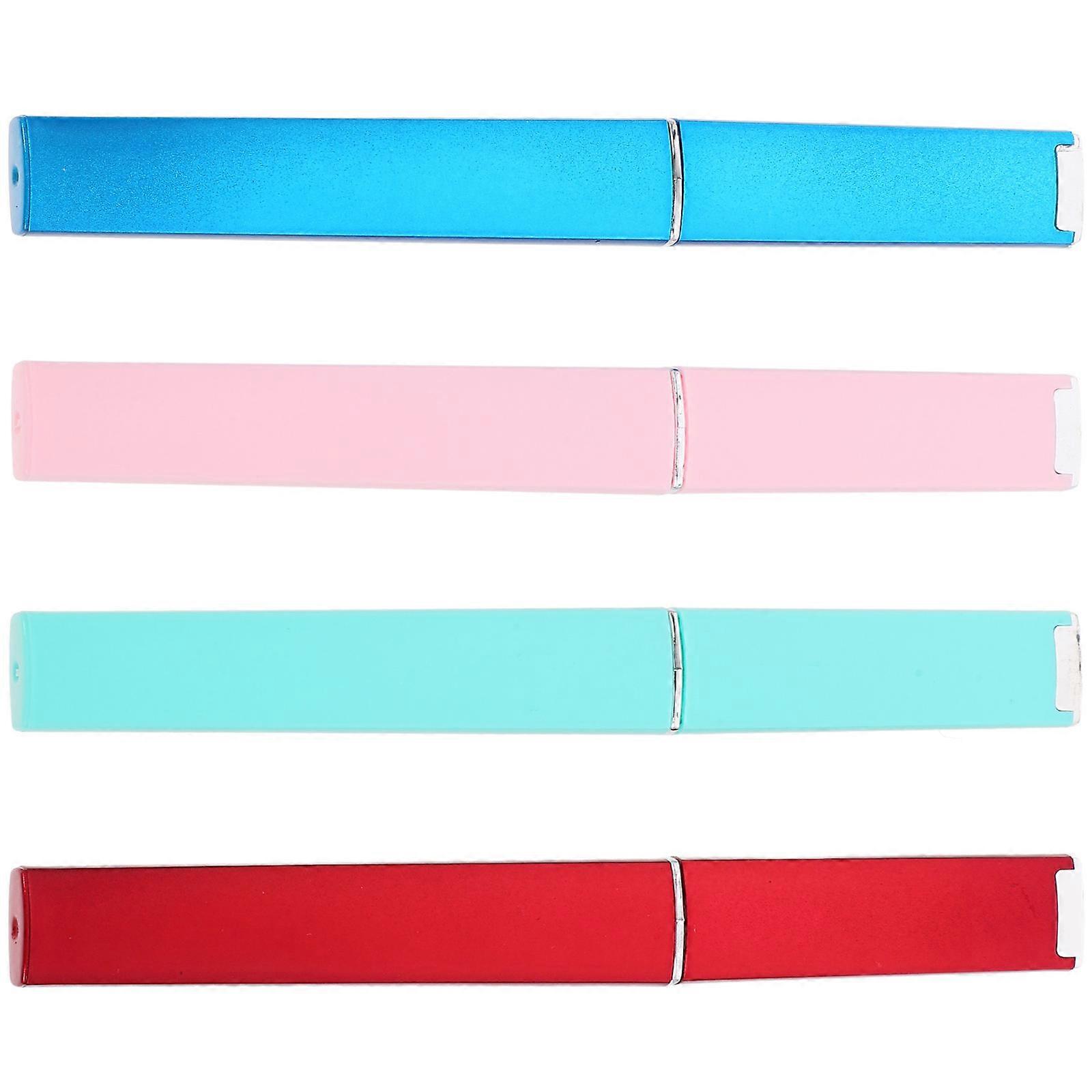 Crystal Glass Nail Files Professional Double Sided Surface for Shaping Nail 4pcs Assorted