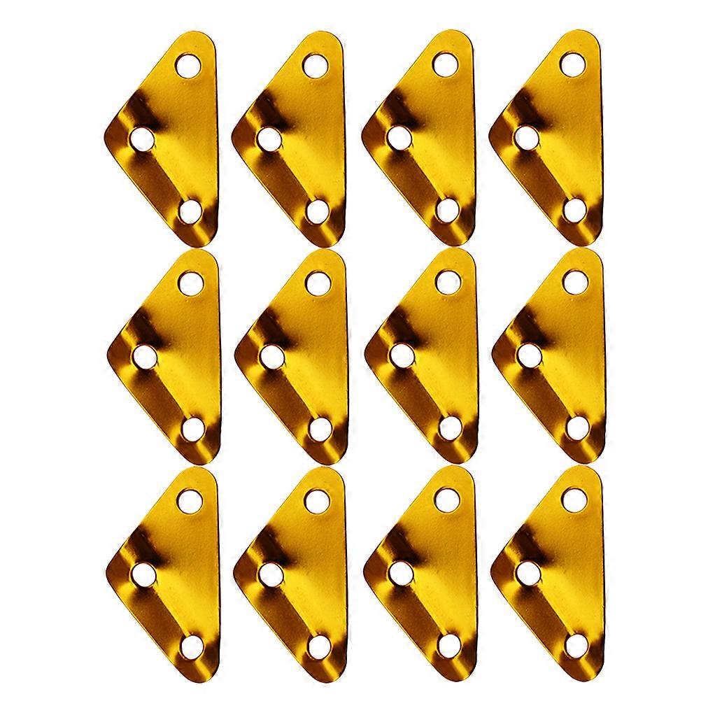 Aluminum Alloy Tent Rope Adjuster Triangle Outdoor Activities Windstopper Cord Adjusters Tightening Hooks Tent Rope Fastener 12Pcs