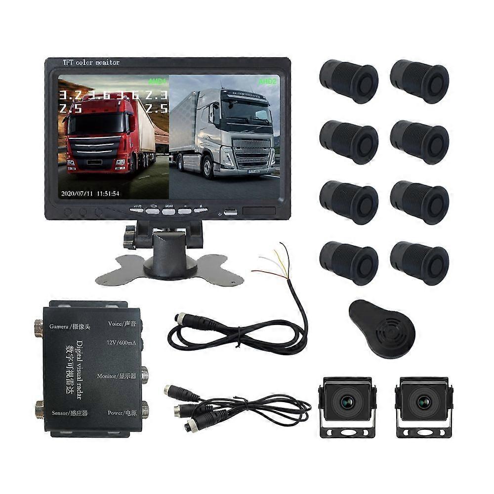 7 inch Two-way Display With Reverse Detection Digital Radar