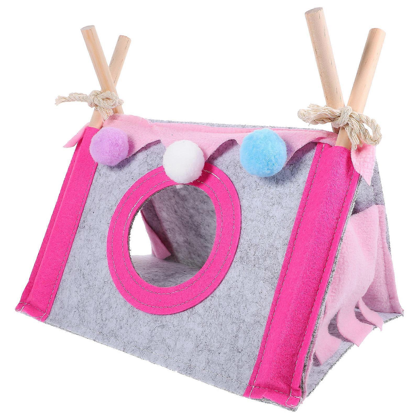 Comfortable Small Pet Hideout Tent Suitable For Indoor Use Featuring Triangular Shape And 1 Set