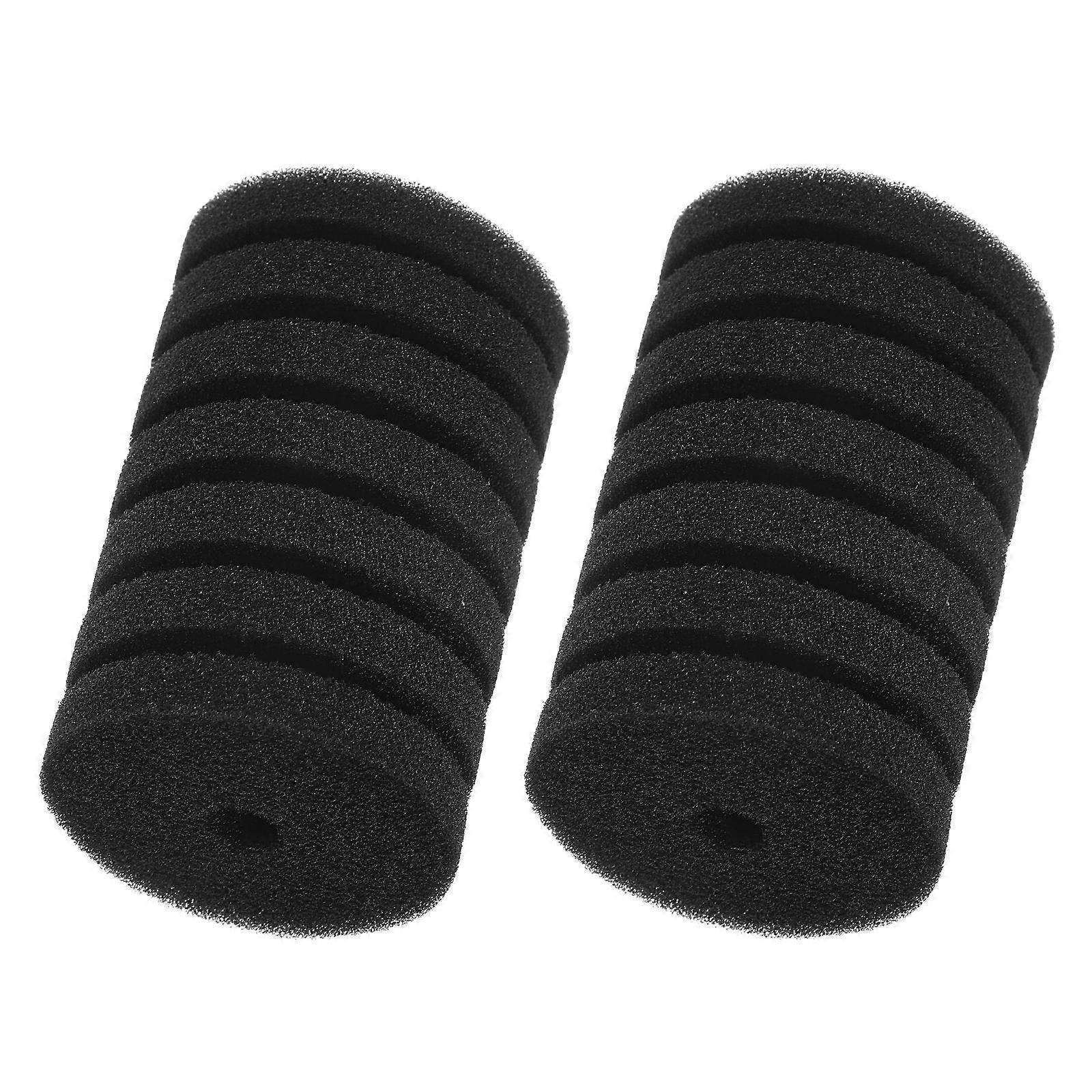 2Pcs Black Sponge Filter For Aquarium Water Filtration Ideal For Pet Enthusiasts With Clog Reduction Performance
