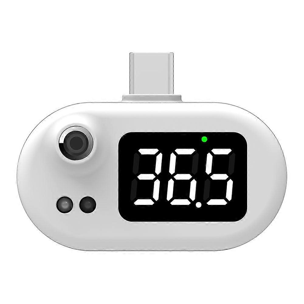 Thermometer for Android USB-C Compatible Digital Thermometer in White Color with Accurate Temperature Measurement