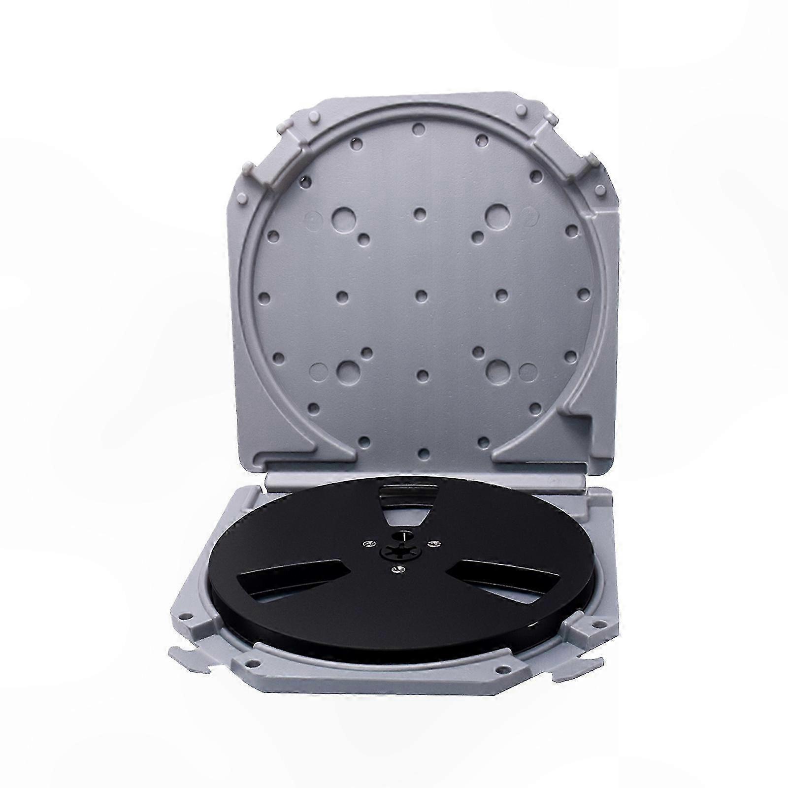 7 بوصة بكرة محافظة حالة واقية تتميز بصندوق شريط مقاوم للانزلاق مضاد للانزلاق لتخزين الشريط الرمادي الاحترافي