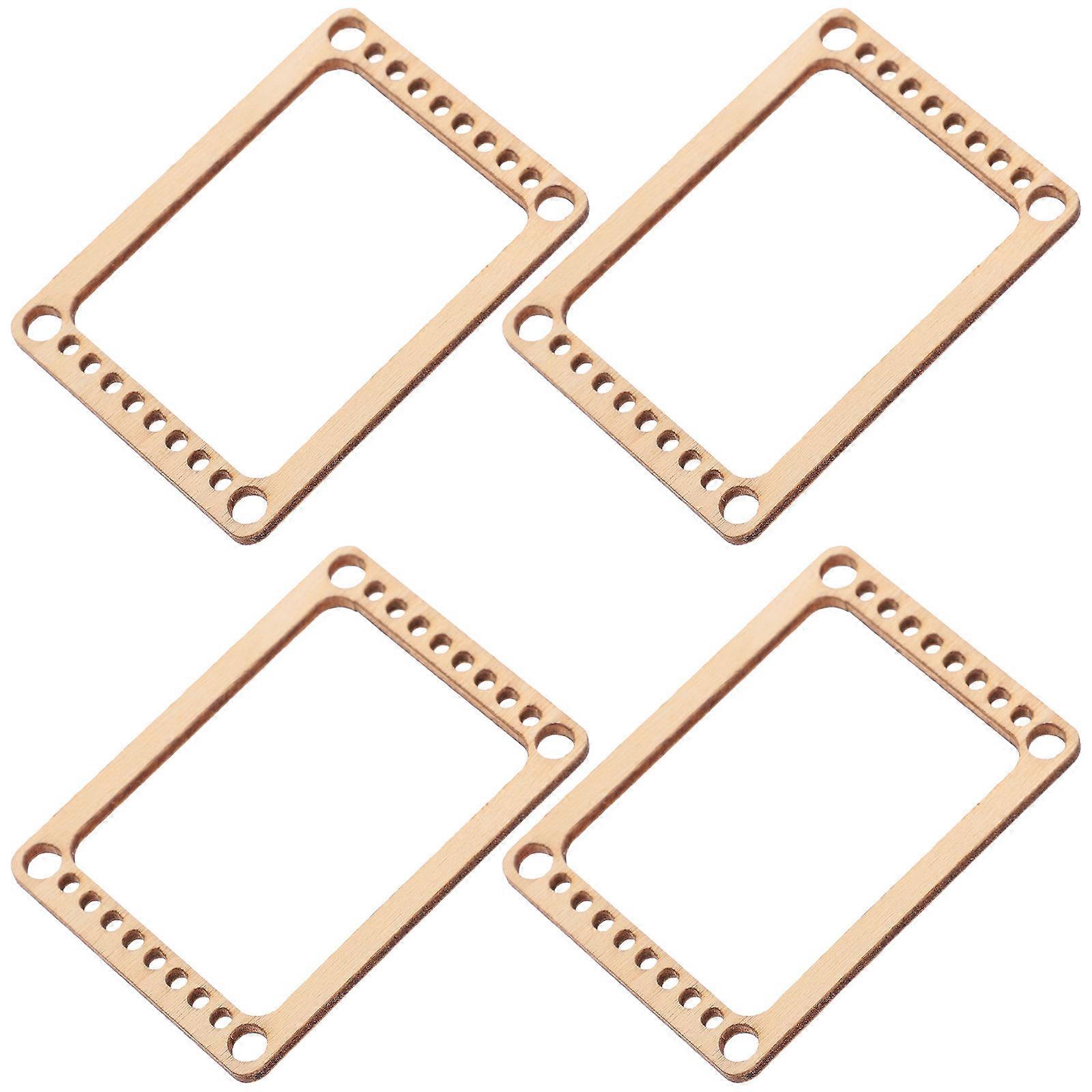 Portable Wooden Weaving Loom for Decor Beige Color Perfect for Crafting Projects 4 Pieces