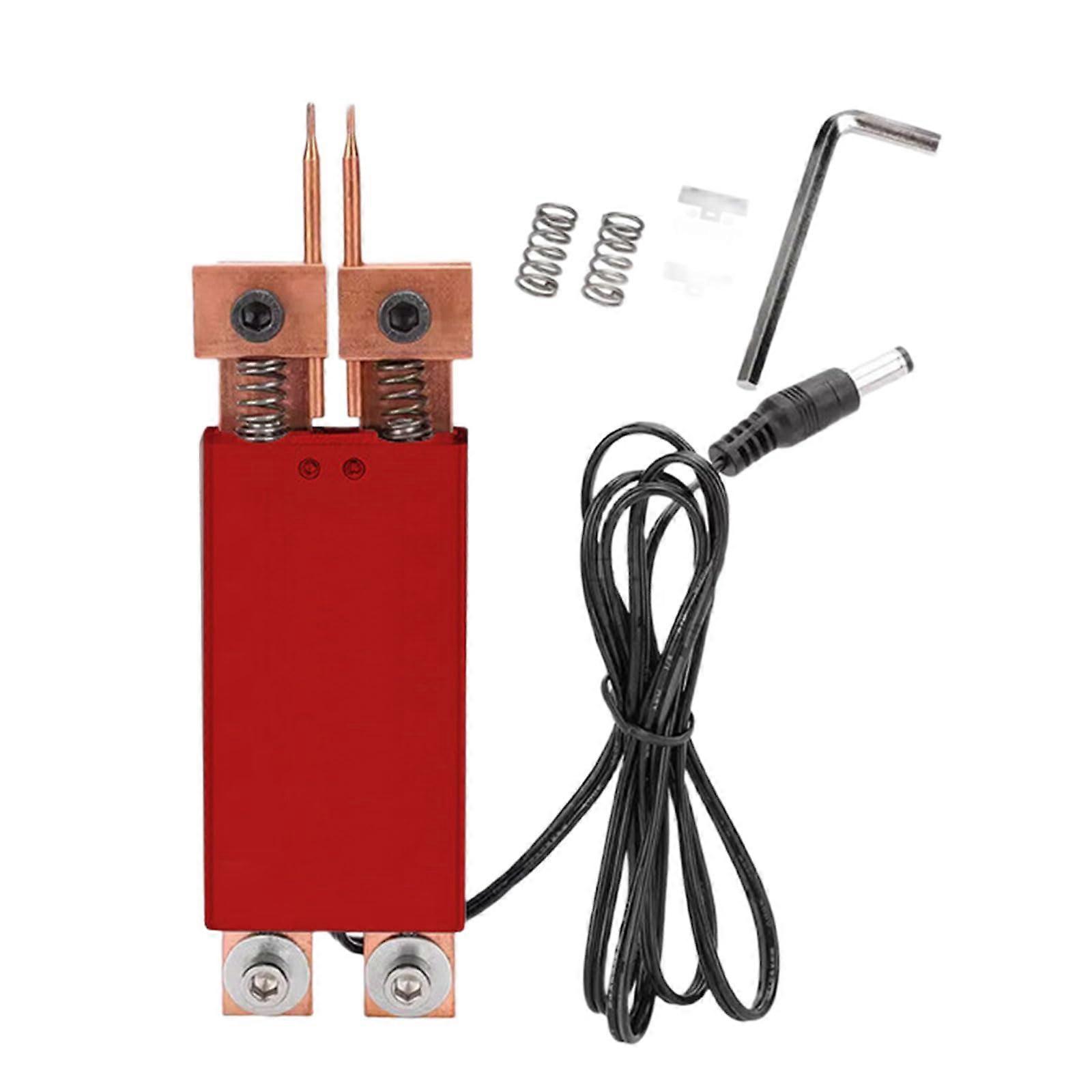 Black Handheld Spot Welder Pen with Automatic Triggering for 18650 Battery Pack Assembly and Projects