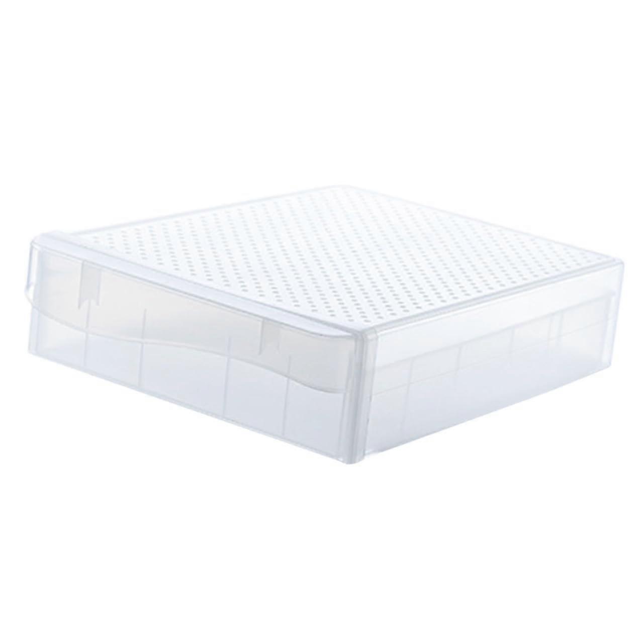 Egg Storage Box Large Capacity Egg Tray, PP White, Desktop Egg Container, Kitchen Fridge Egg Carrier, Reusable