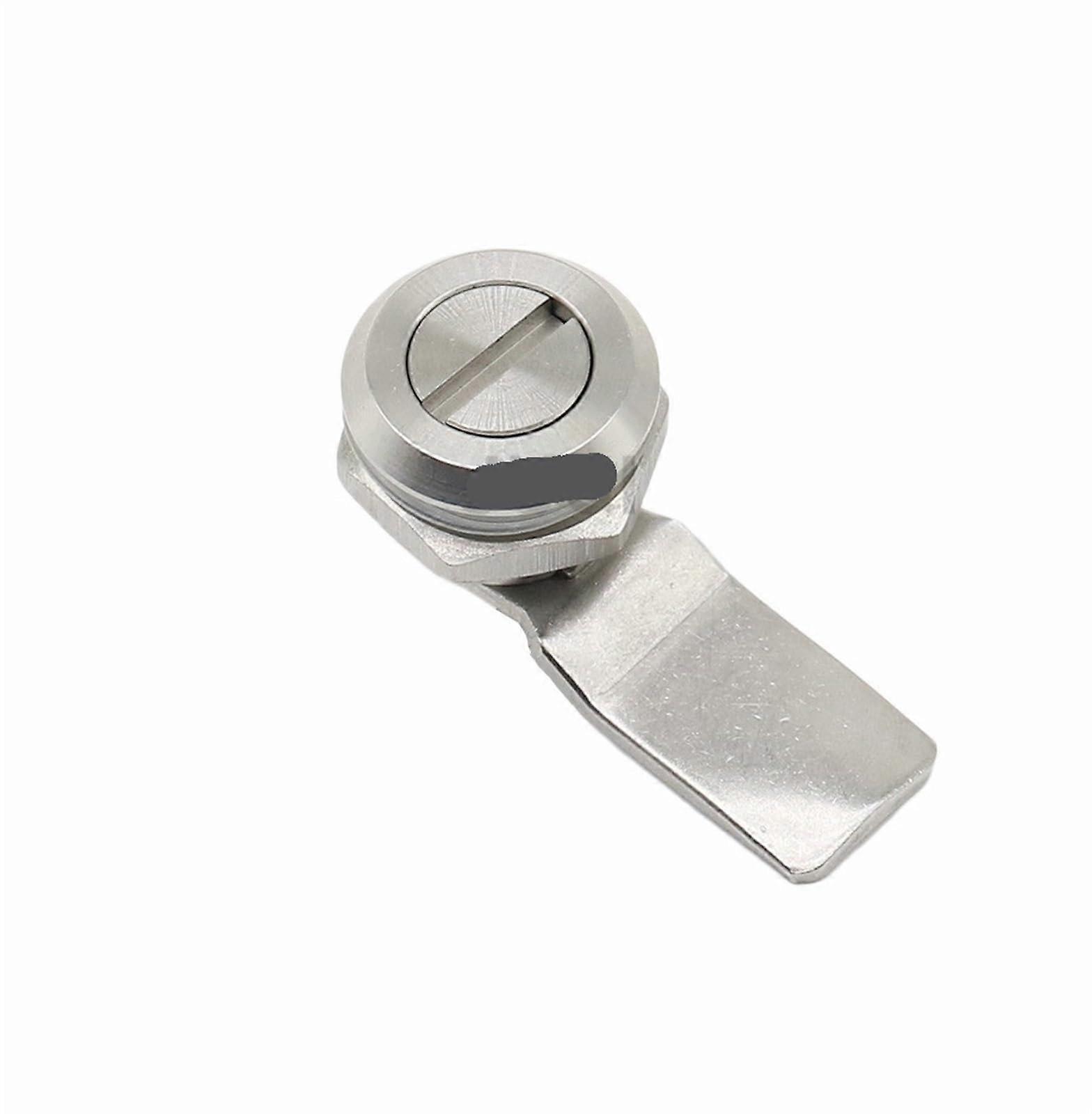 Cabinet Lock 22mm Installation, 304 Stainless Steel Triangular Panel Lock, Slotted Lock No Key