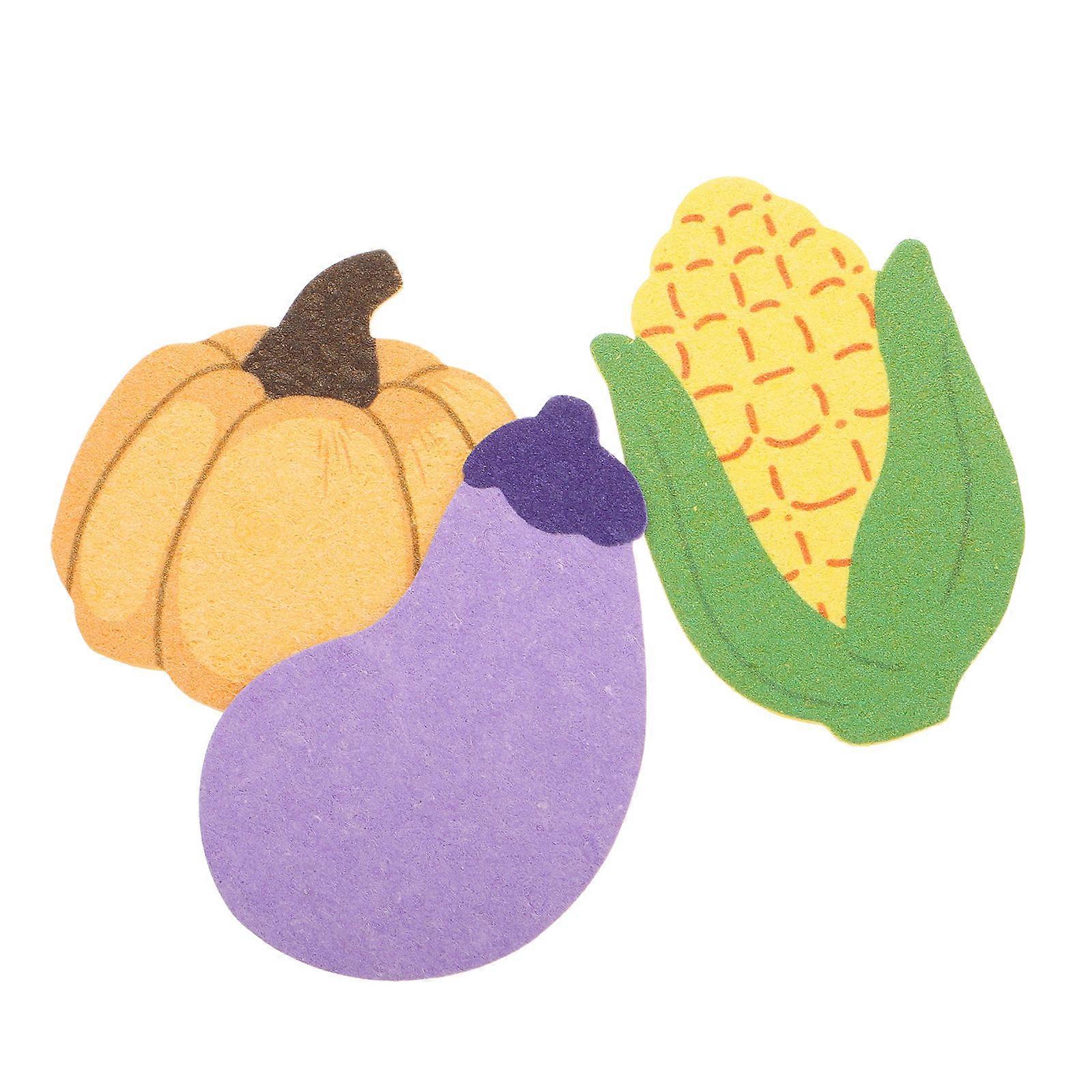 Back Scrubbing Loofah Pad For Adults Shower Travel Gym 3Pcs Soft Body Scrubber