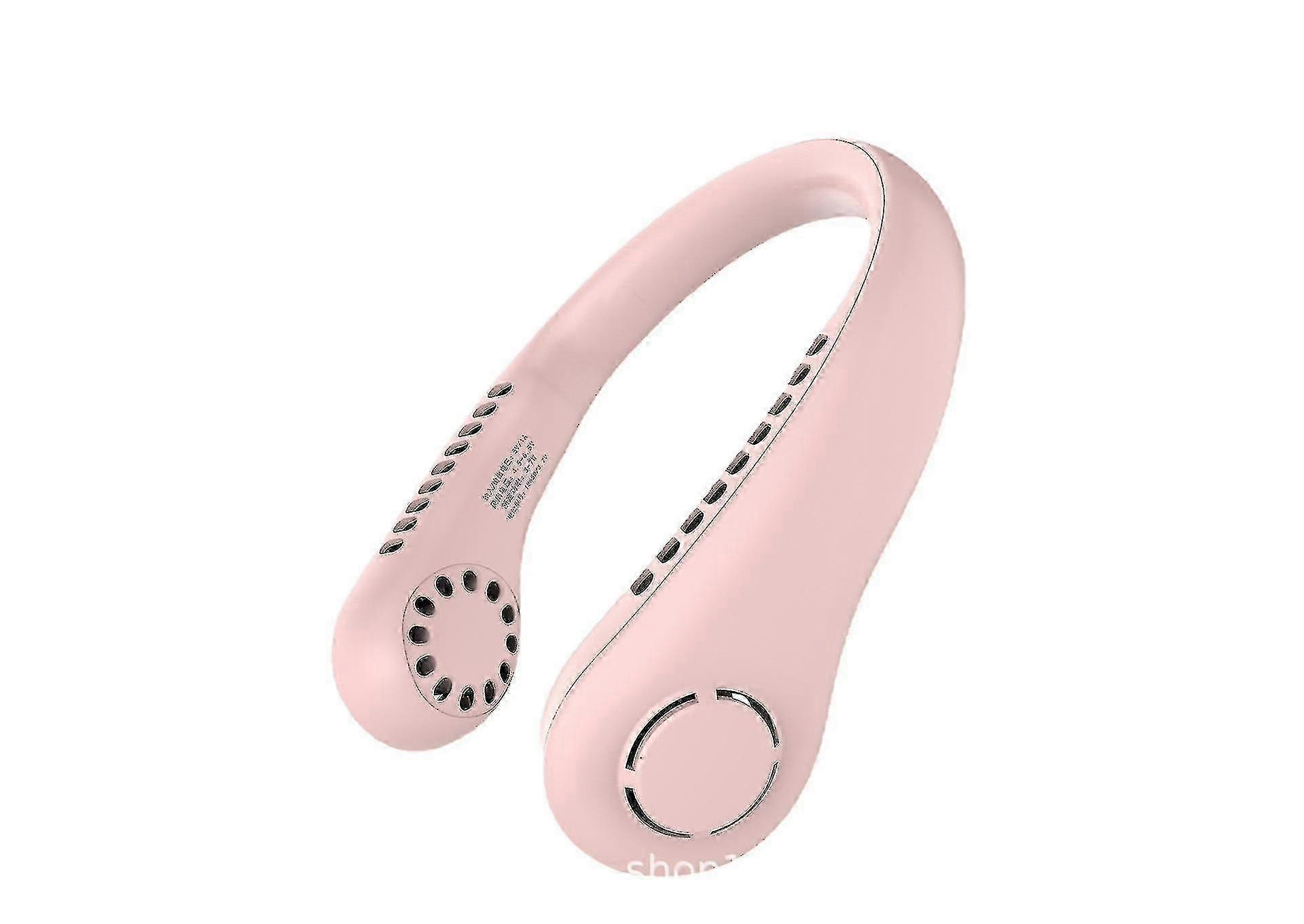 Portable Neckless Bladeless Fan, Three-speed Adjustable, USB Charging, Suitable for Multiple Scenarios