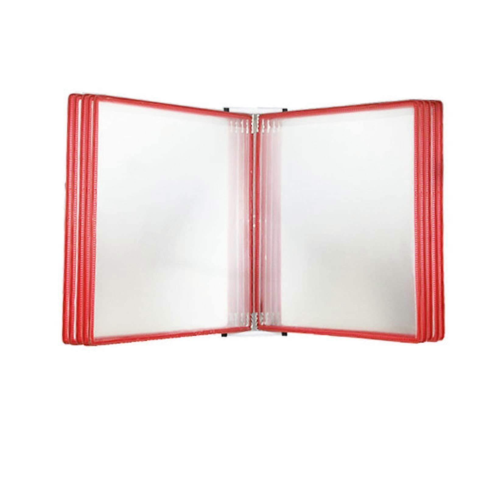 Wallmounted reference display system, 10 doublesided panels, size suitable for office/research room/workshop work (D)